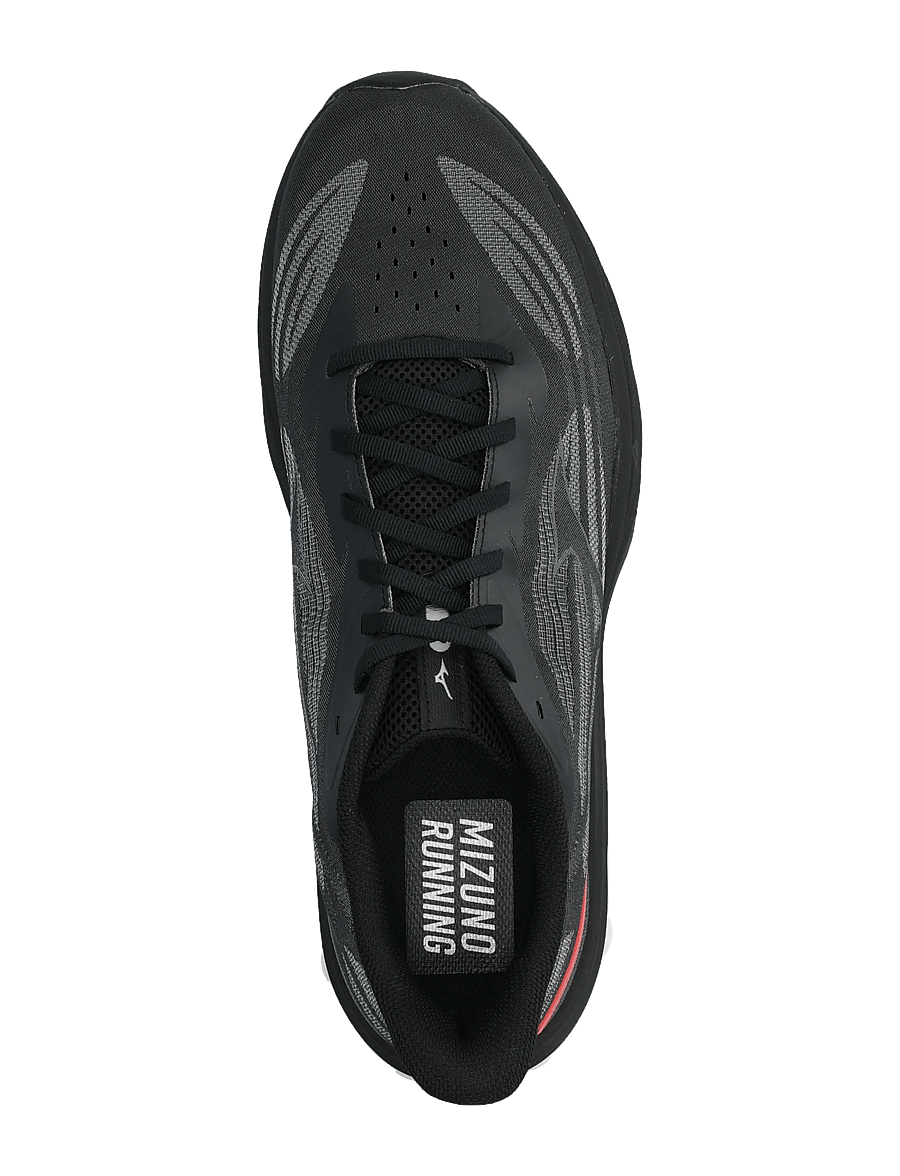 Mizuno - WAVE SKYRISE 7(M) - laufschuhe - black/iron gate/tomato puree - 3