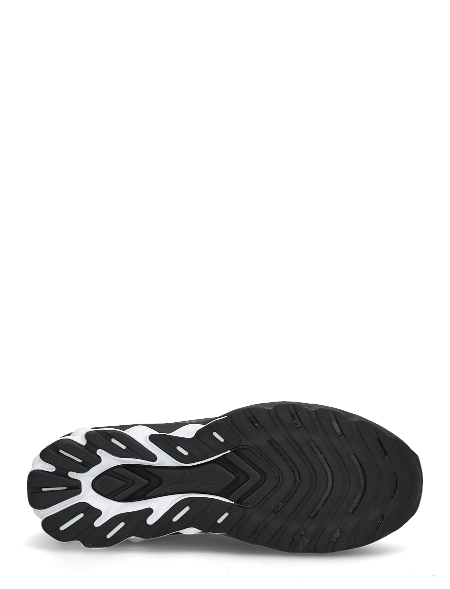 Mizuno - WAVE SKYRISE 7(M) - laufschuhe - black/iron gate/tomato puree - 4