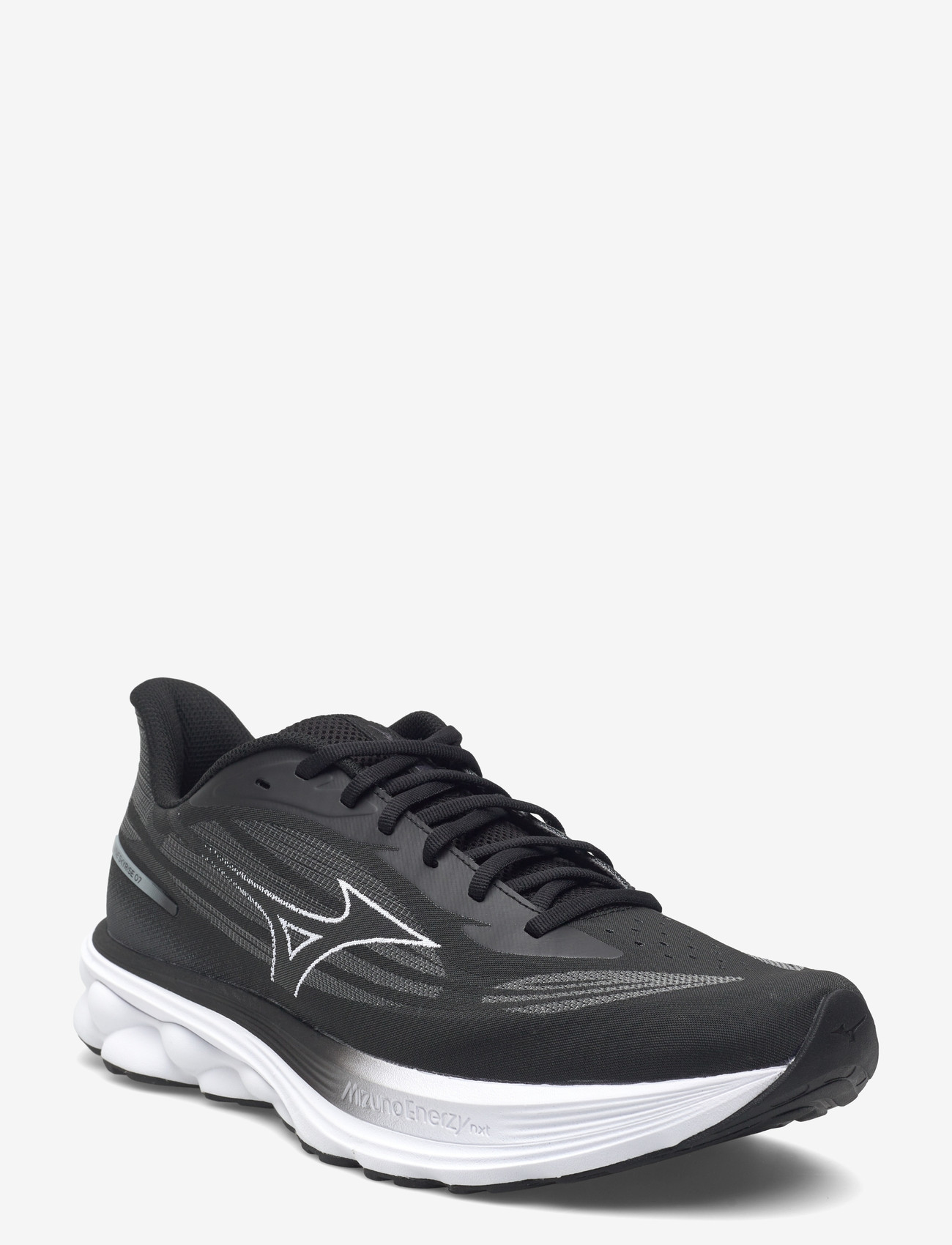 Mizuno - WAVE SKYRISE 7(M) - loopschoenen - black/white/iron gate - 0