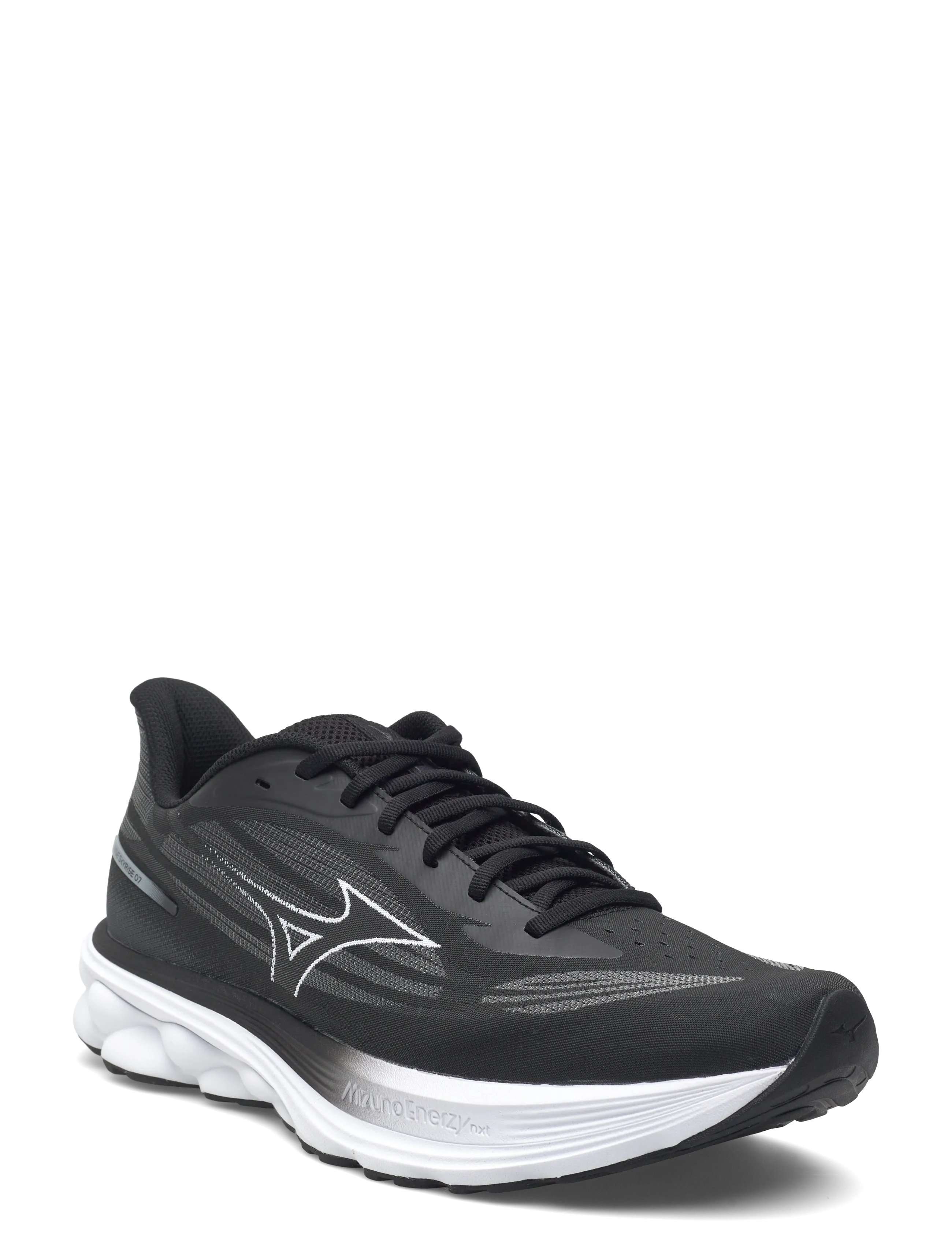 Mizuno WAVE SKYRISE 7(M) - Skor - BLACK/WHITE/IRON GATE / black