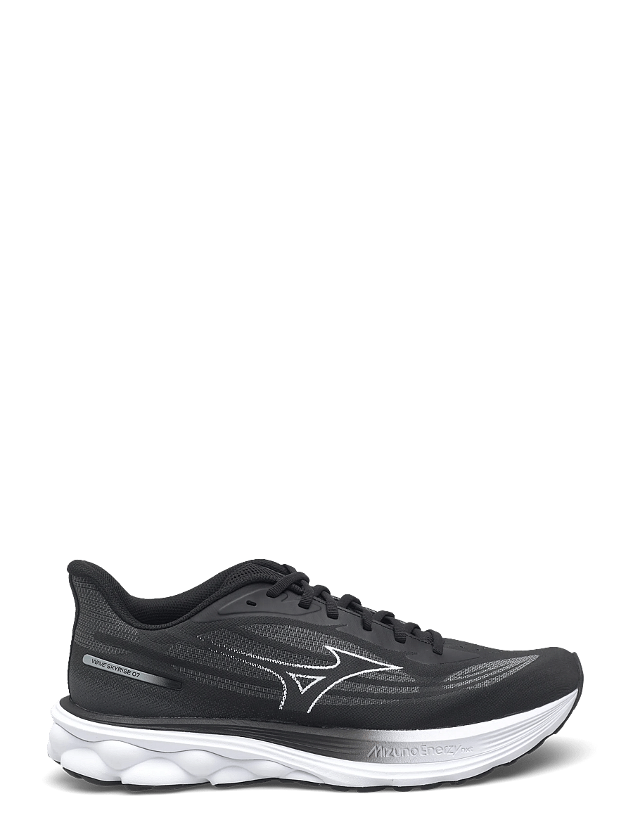 Mizuno - WAVE SKYRISE 7(M) - hlaupaskór - black/white/iron gate - 1