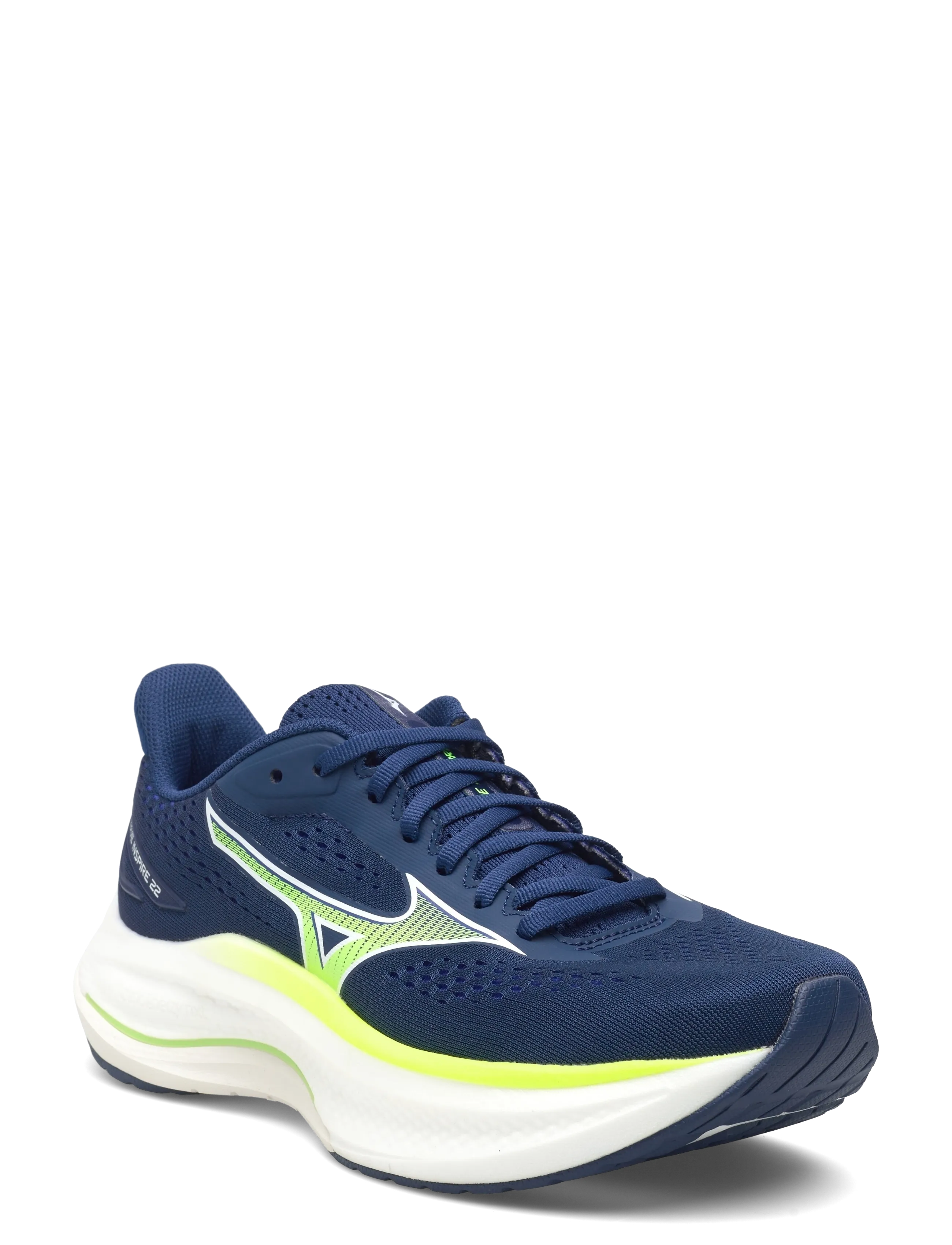 Mizuno WAVE INSPIRE 22(M) - Uued tooted - ESTATE BLUE/LIGHTNING YELLOW/LIGHTNING YELLOW / navy