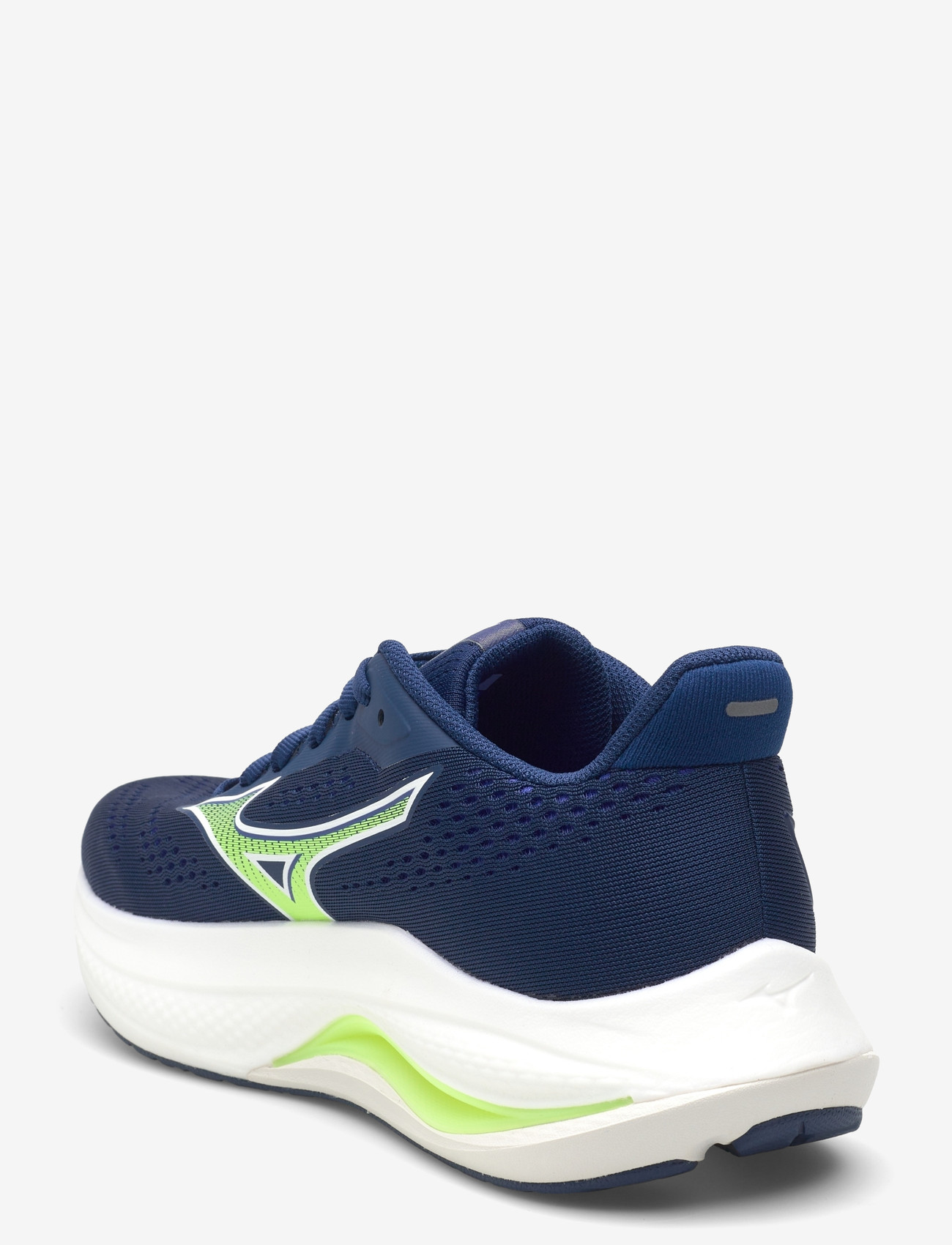Mizuno - WAVE INSPIRE 22(M) - løbesko - estate blue/lightning yellow/lightning yellow - 3