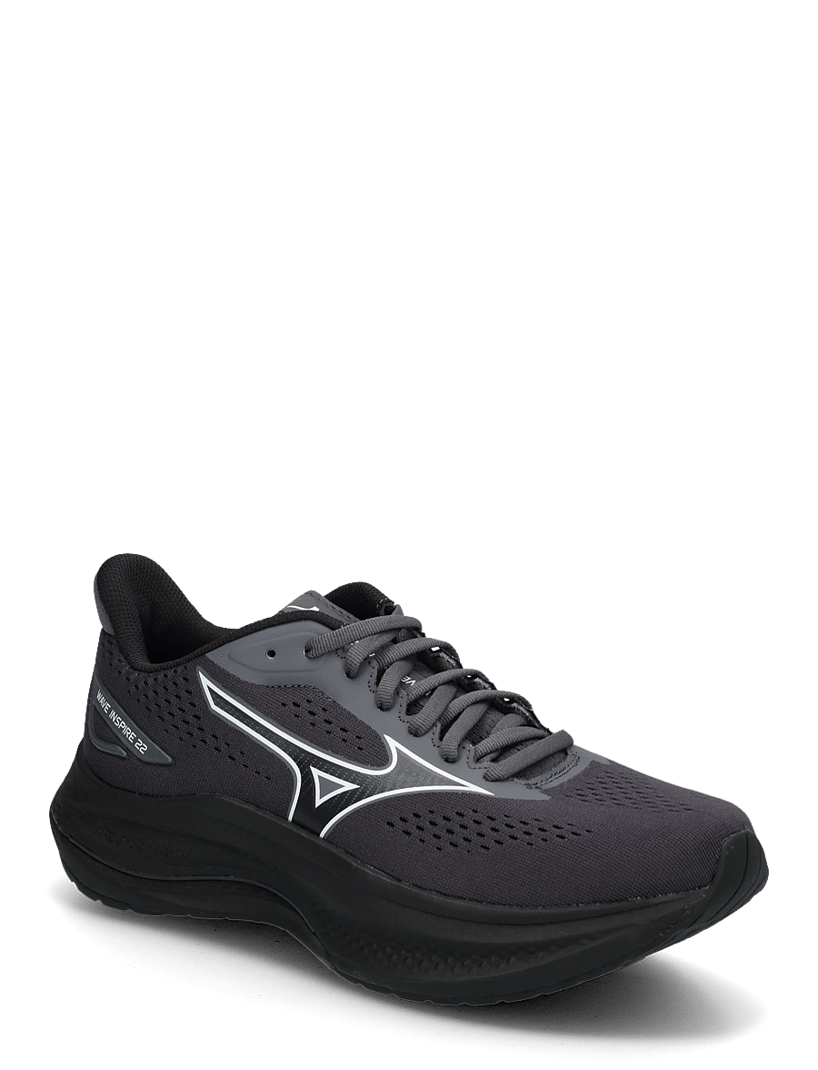 Mizuno - WAVE INSPIRE 22(M) - juoksukengät - blackened pearl/black bean - 0