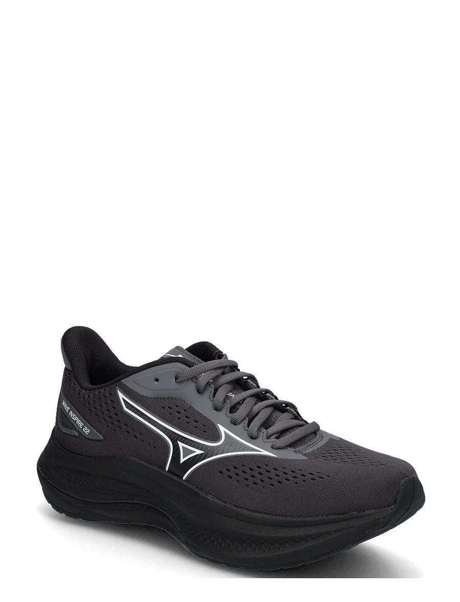 Mizuno - WAVE INSPIRE 22(M) - laufschuhe - blackened pearl/black bean - 0