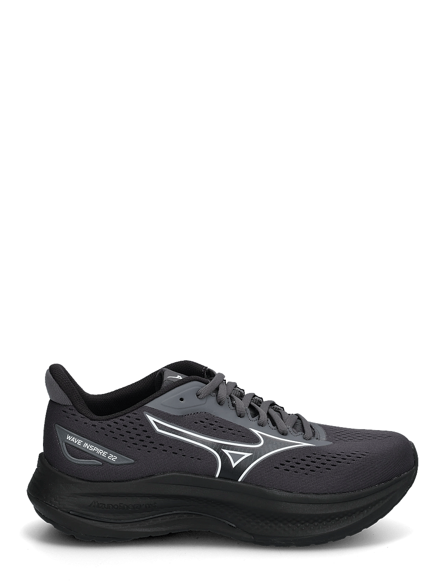 Mizuno - WAVE INSPIRE 22(M) - juoksukengät - blackened pearl/black bean - 2