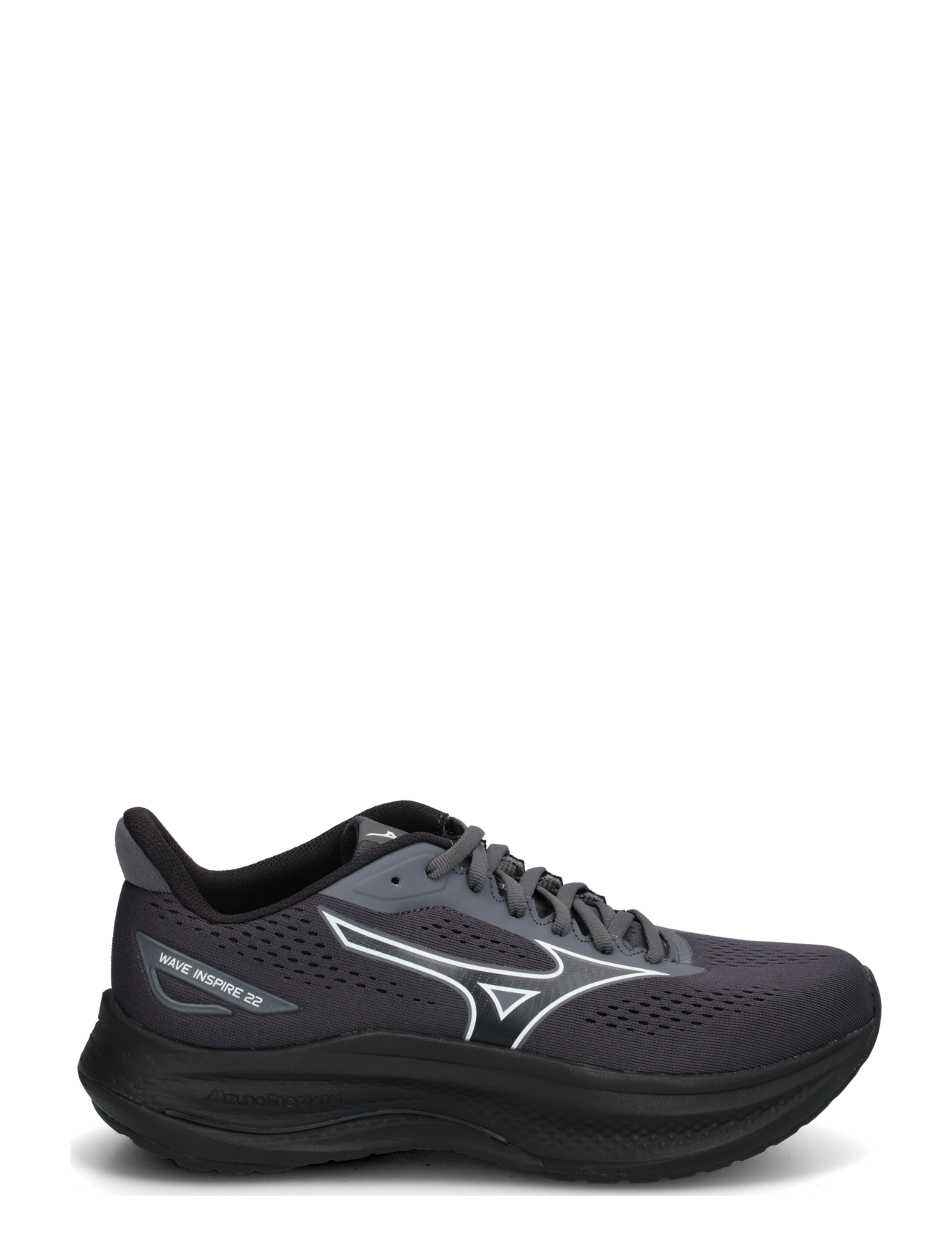 Mizuno - WAVE INSPIRE 22(M) - laufschuhe - blackened pearl/black bean - 2