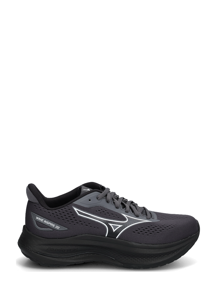 Mizuno - WAVE INSPIRE 22(M) - laufschuhe - blackened pearl/black bean - 2