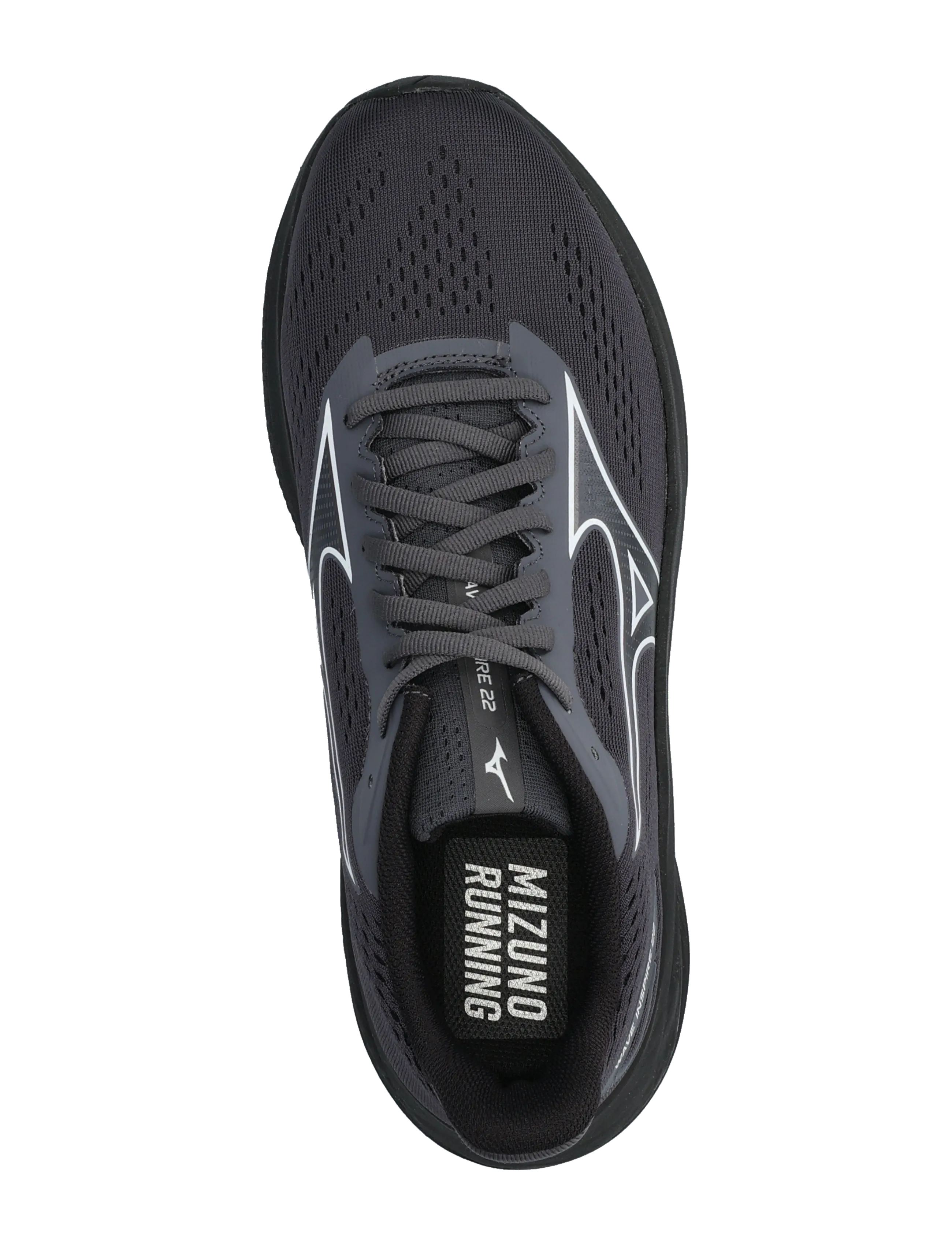 Mizuno - WAVE INSPIRE 22(M) - autumn savings - blackened pearl/black bean - 3