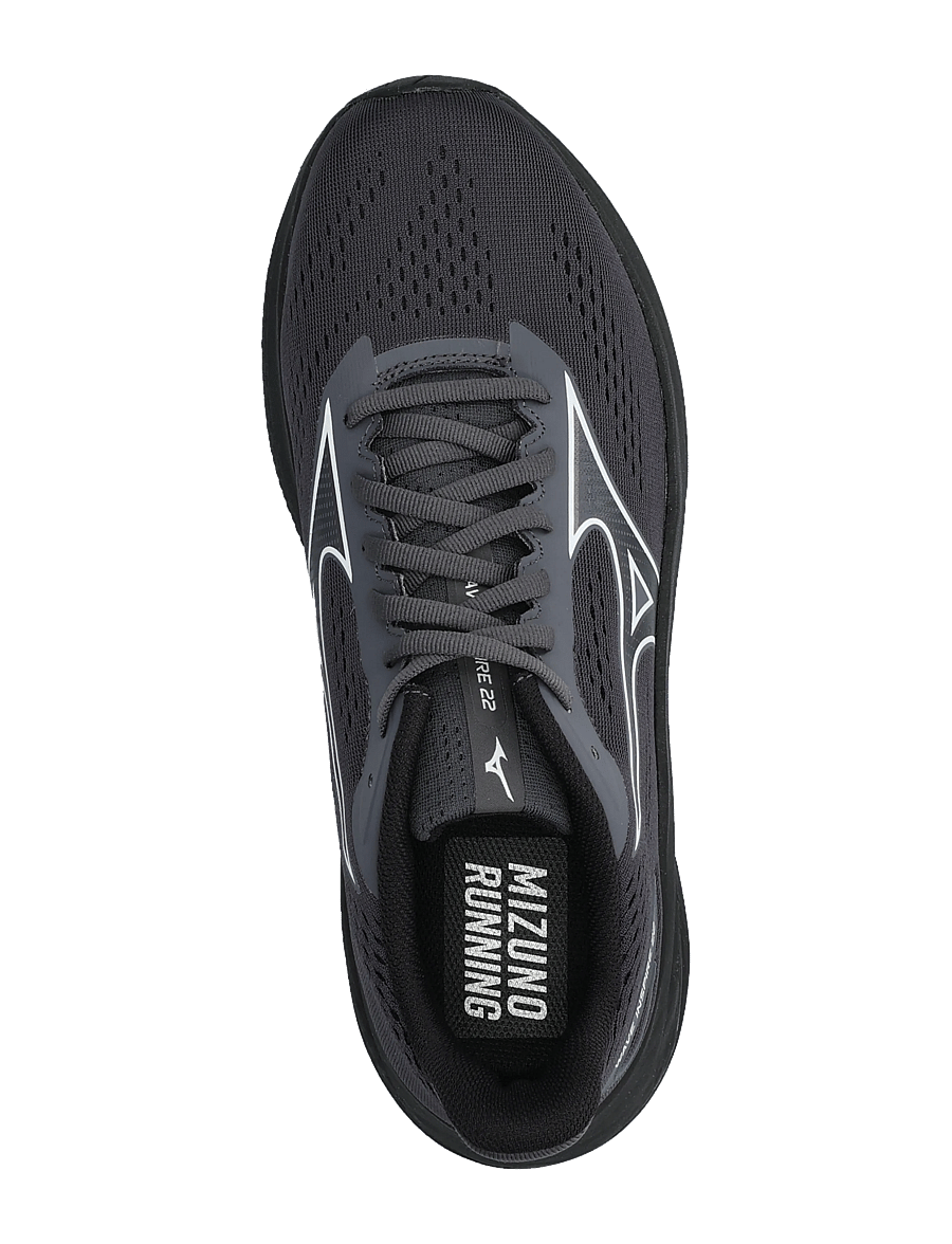 Mizuno - WAVE INSPIRE 22(M) - juoksukengät - blackened pearl/black bean - 3