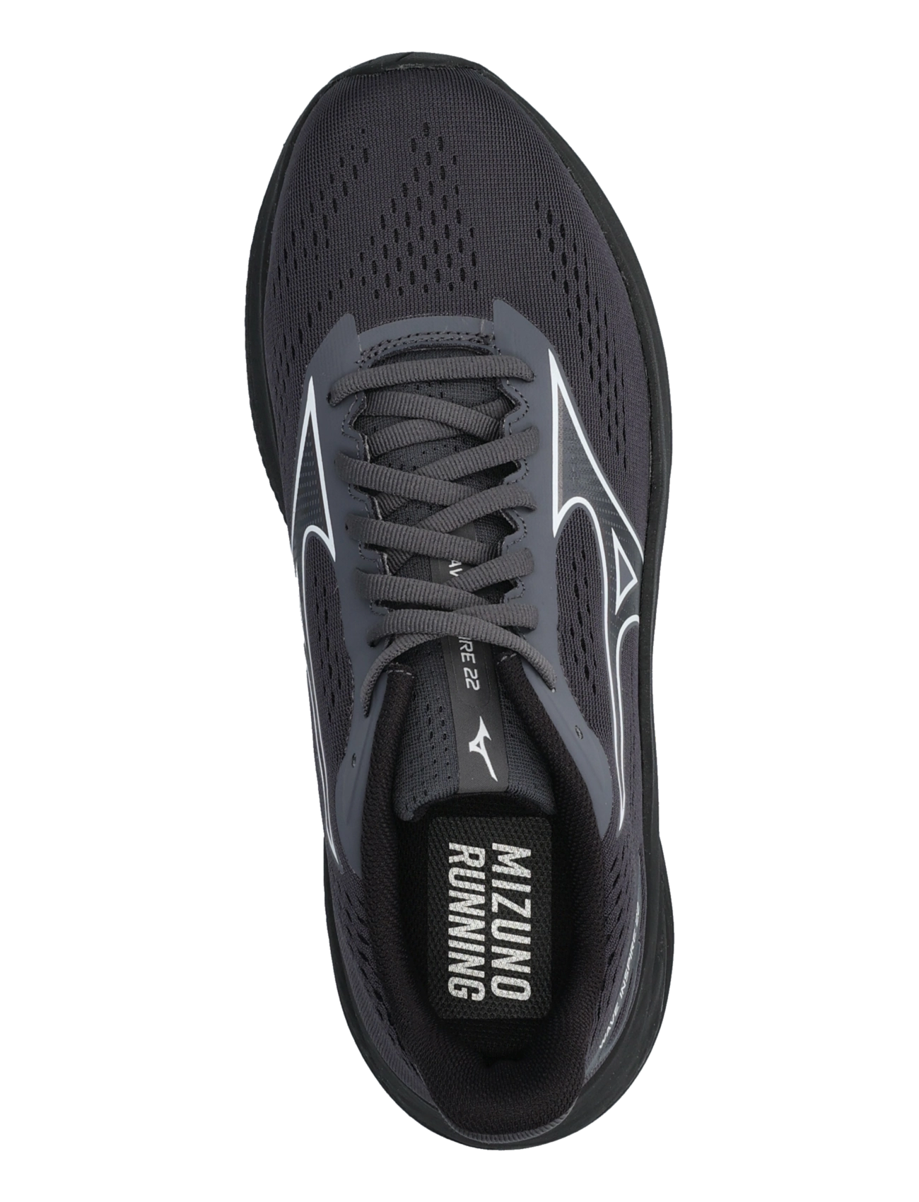 Mizuno - WAVE INSPIRE 22(M) - laufschuhe - blackened pearl/black bean - 3
