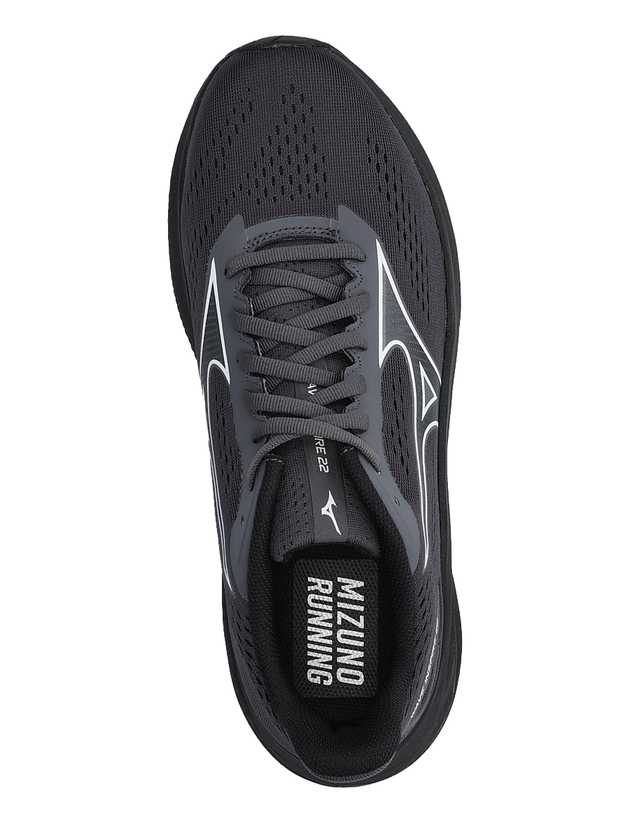 Mizuno - WAVE INSPIRE 22(M) - laufschuhe - blackened pearl/black bean - 3