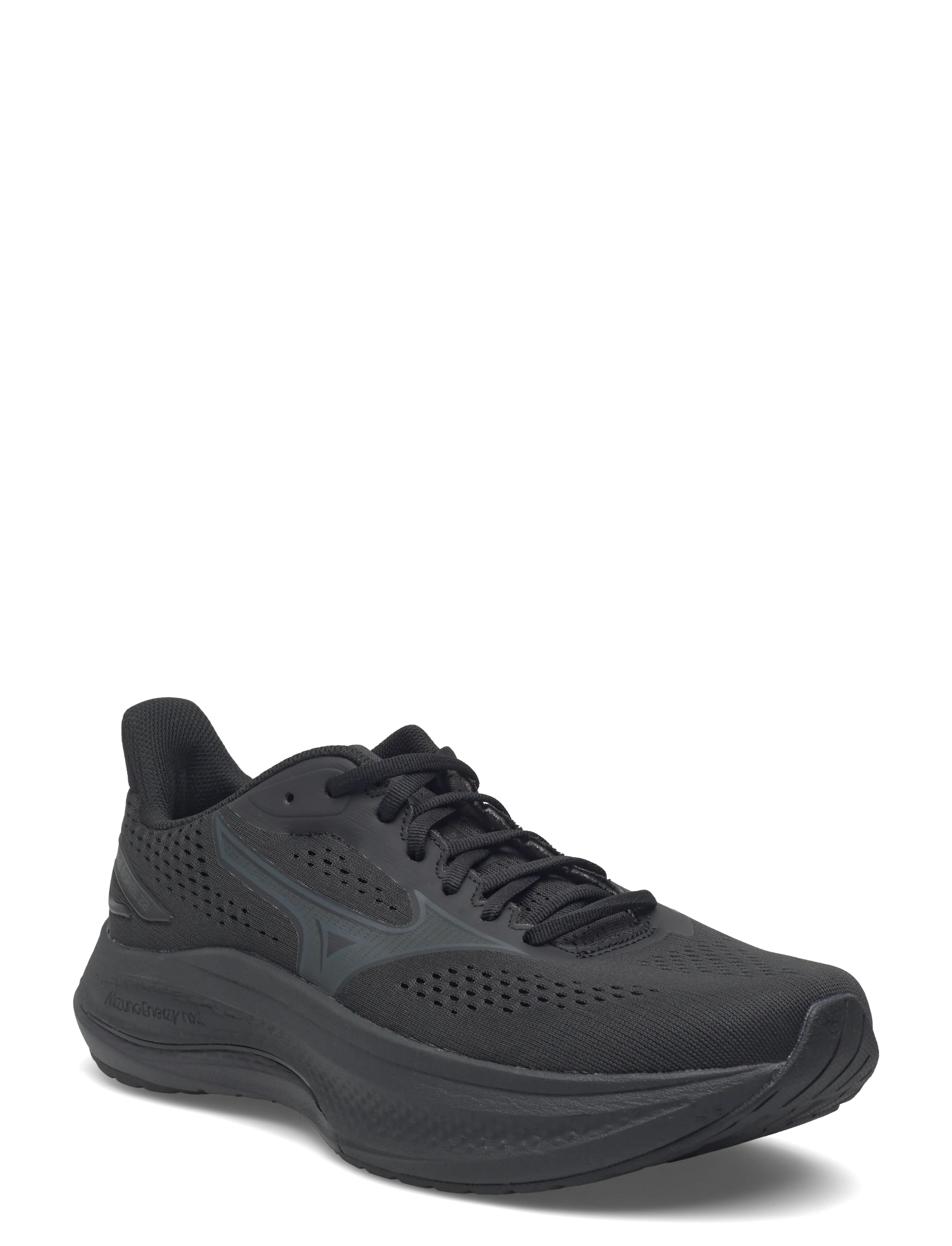 Mizuno WAVE INSPIRE 22(M) - Sko - BLACK/BLACK SAND/BLACK / black