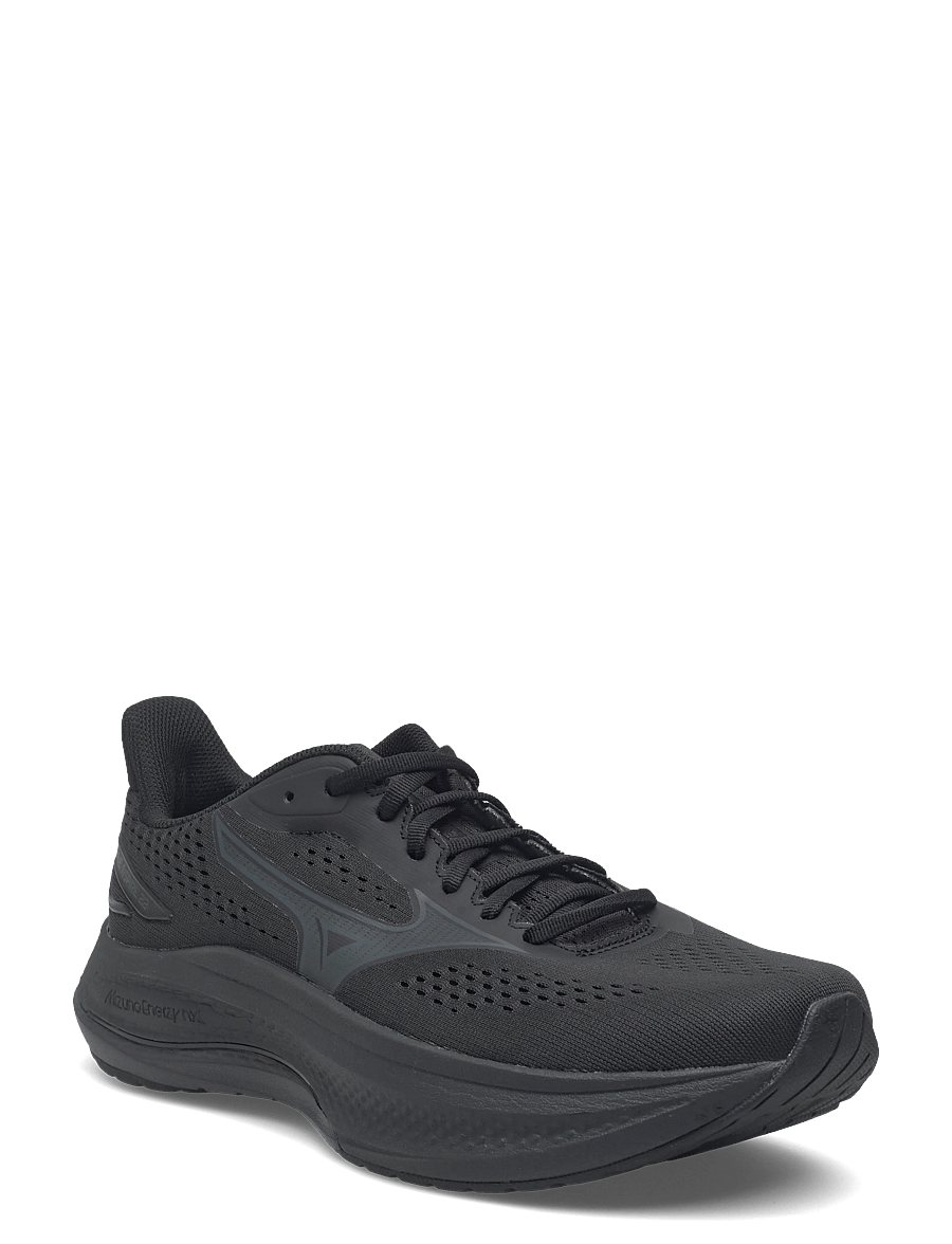 Mizuno - WAVE INSPIRE 22(M) - laufschuhe - black/black sand/black - 0