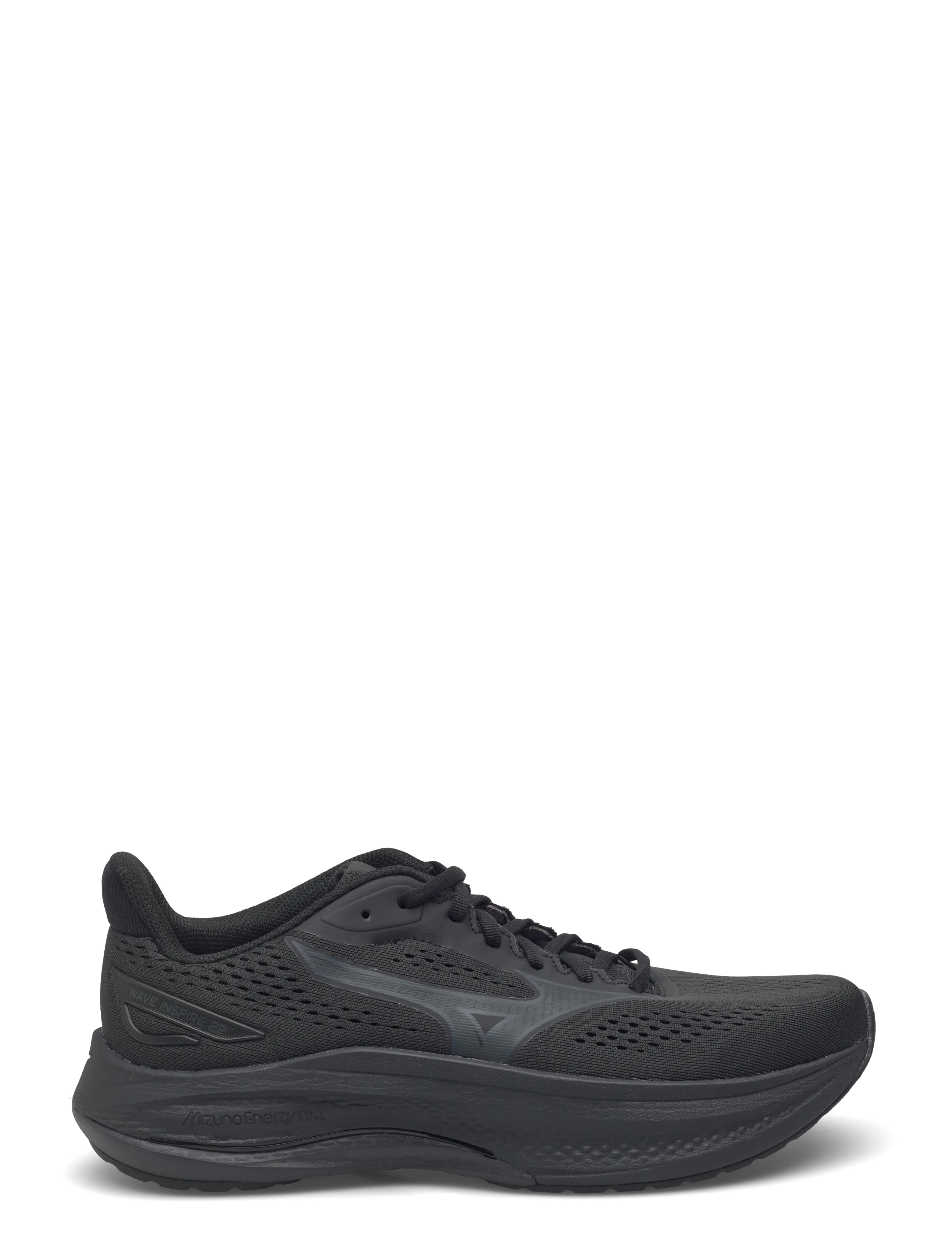 Mizuno - WAVE INSPIRE 22(M) - running shoes - black/black sand/black - 1