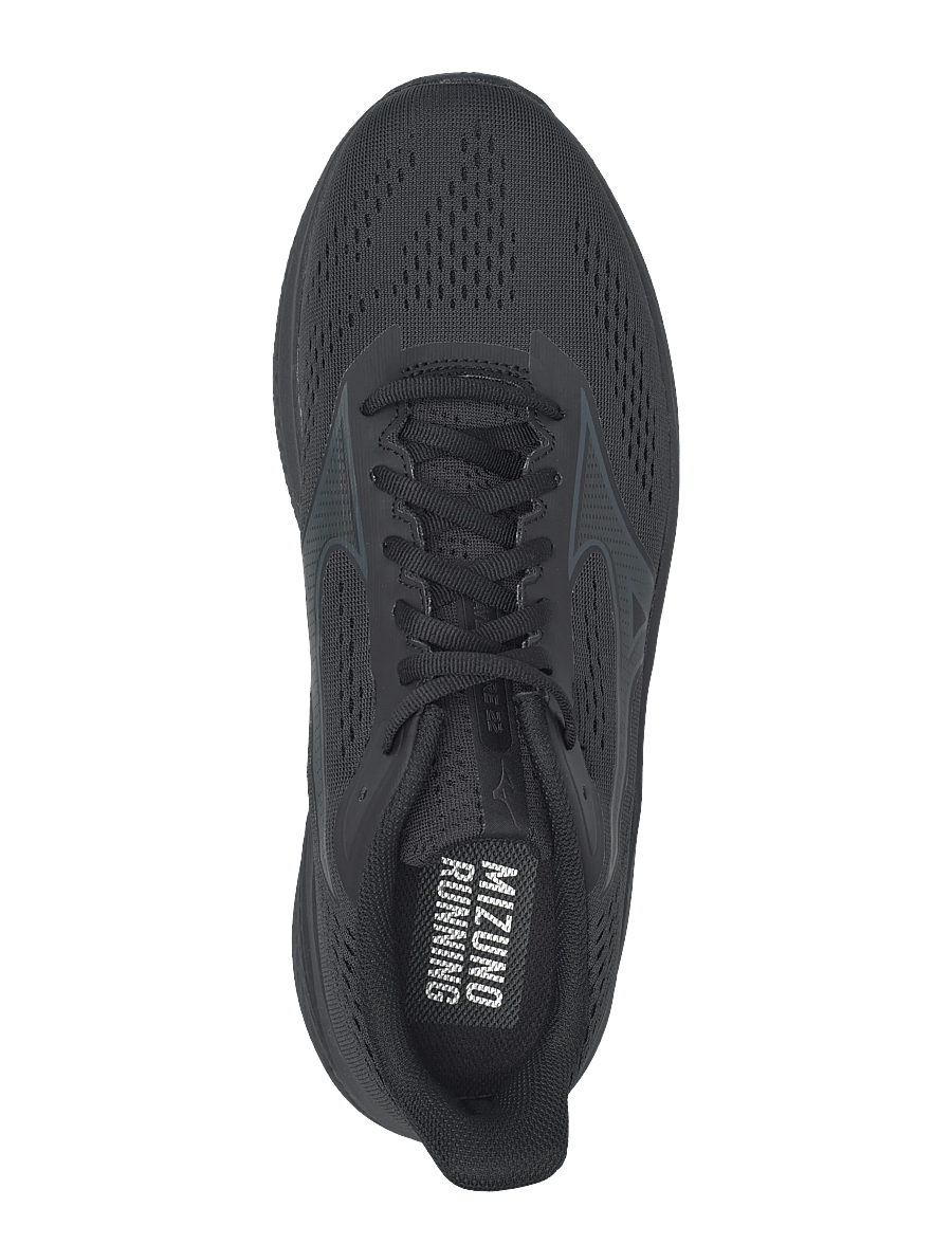Mizuno - WAVE INSPIRE 22(M) - laufschuhe - black/black sand/black - 3