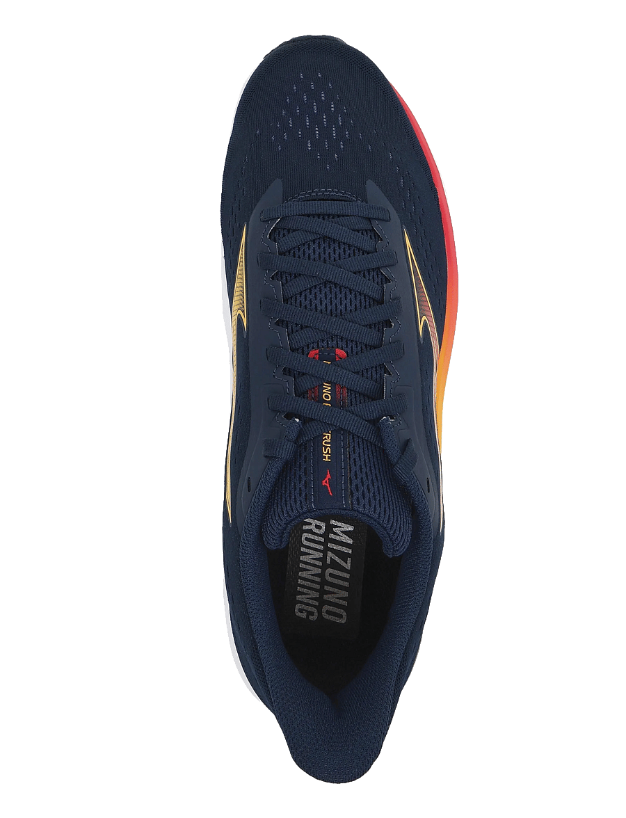 Mizuno - MIZUNO FORTRUSH(M) - löparskor - dress blues/artisan's gold/tomato puree - 3