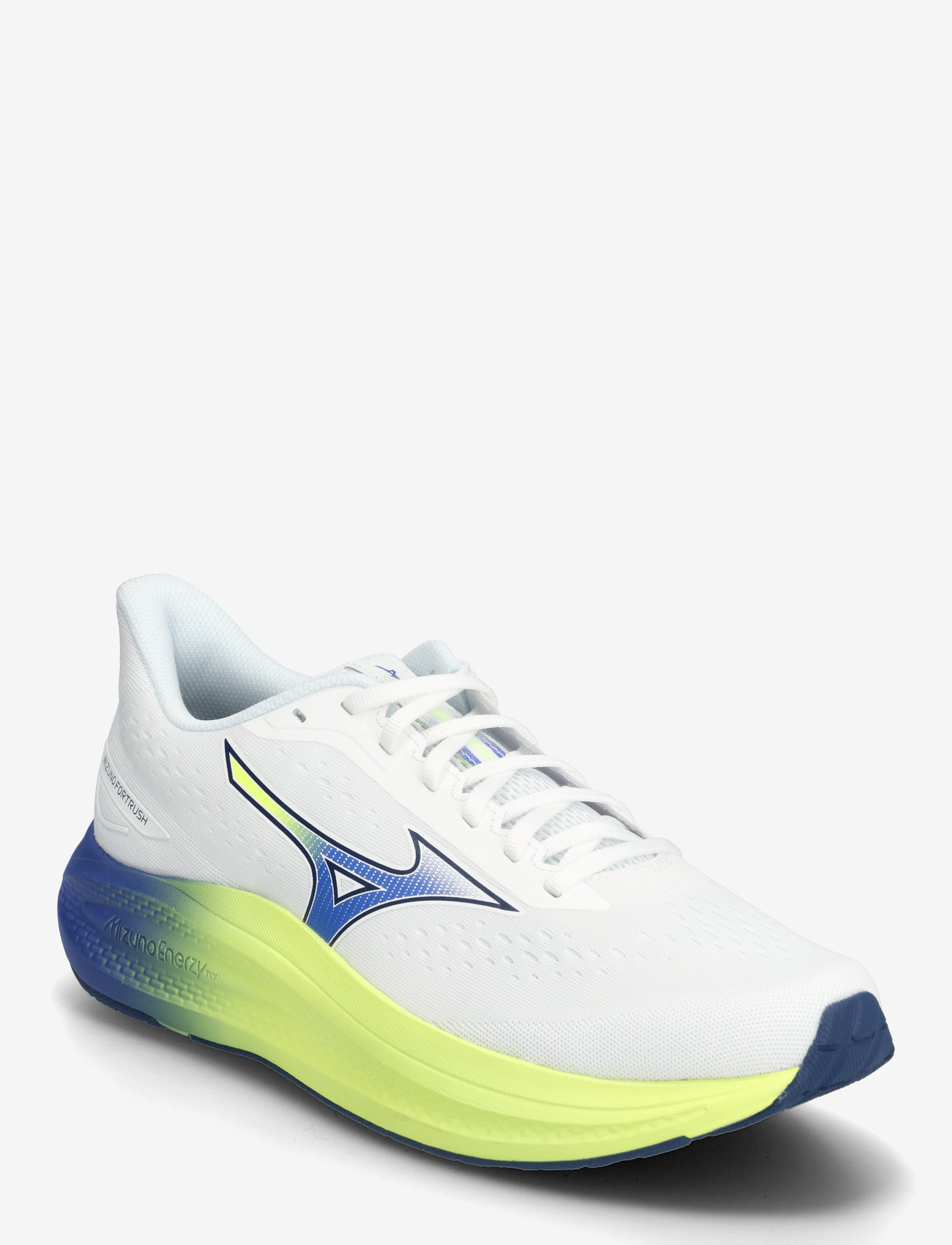 Mizuno - MIZUNO FORTRUSH(M) - running shoes - white/estate blue/lightning yellow - 0