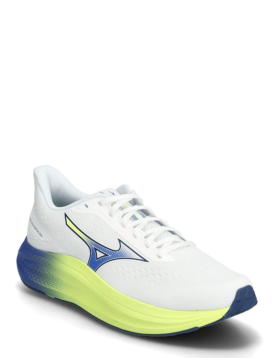 Mizuno - MIZUNO FORTRUSH(M) - bėgimo bateliai - white/estate blue/lightning yellow - 0