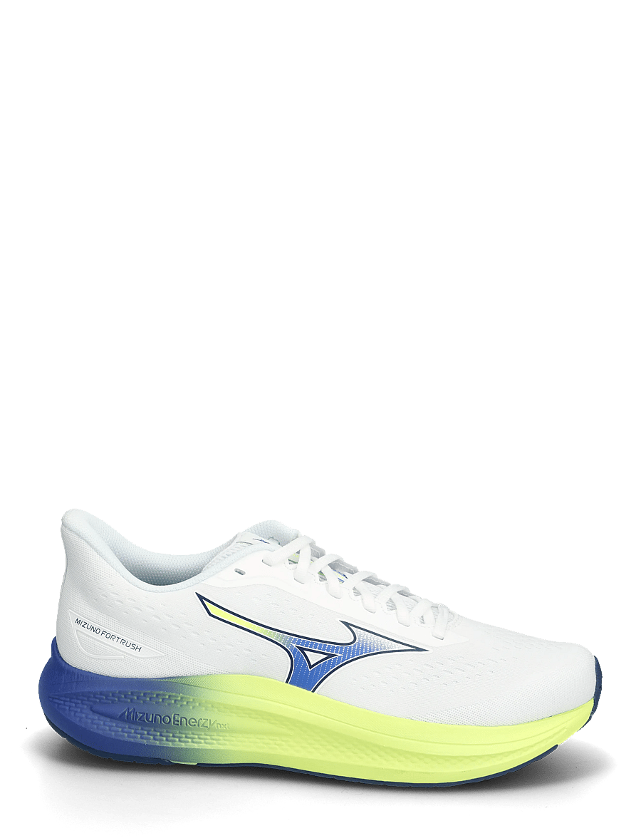Mizuno - MIZUNO FORTRUSH(M) - bėgimo bateliai - white/estate blue/lightning yellow - 1
