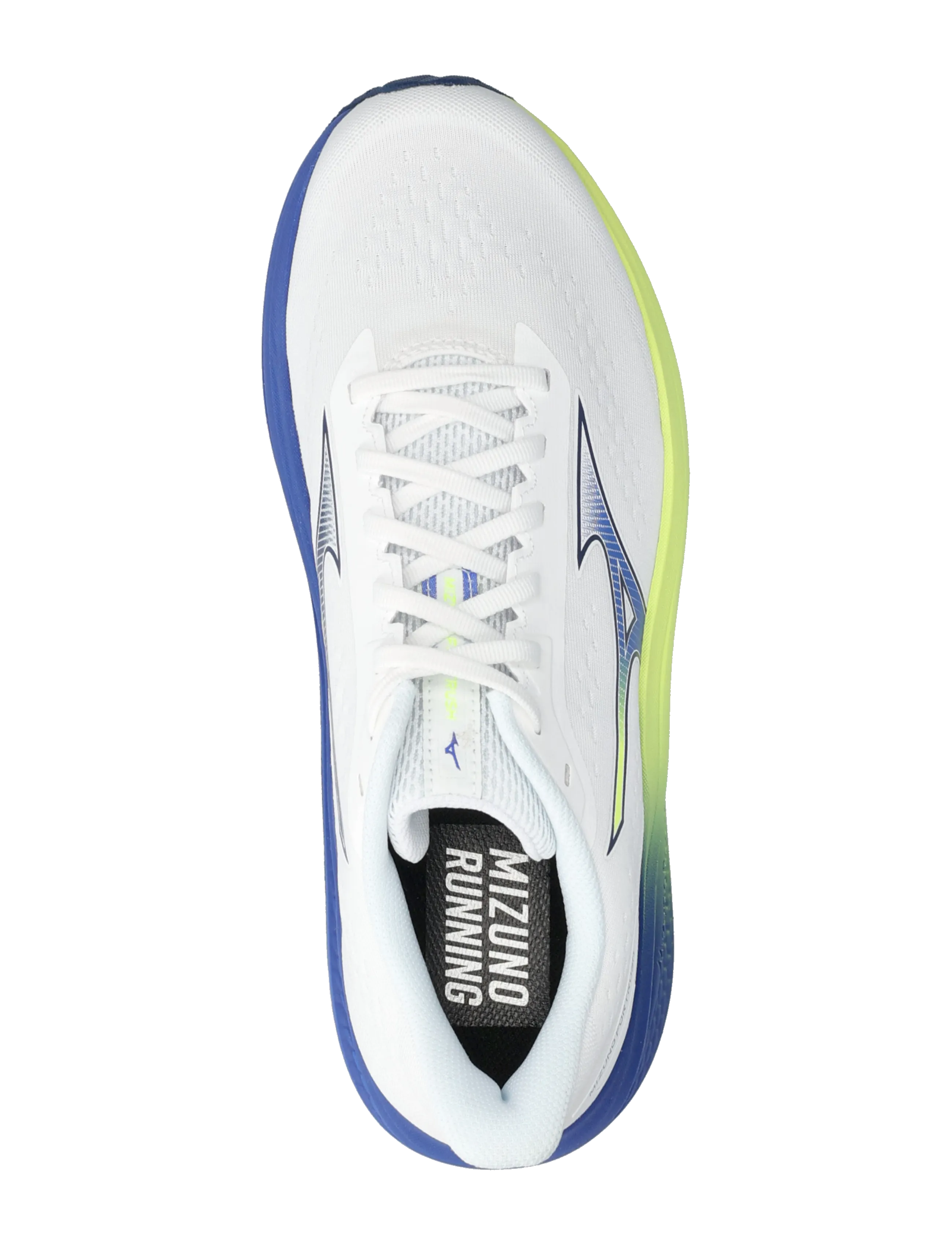 Mizuno - MIZUNO FORTRUSH(M) - bėgimo bateliai - white/estate blue/lightning yellow - 3