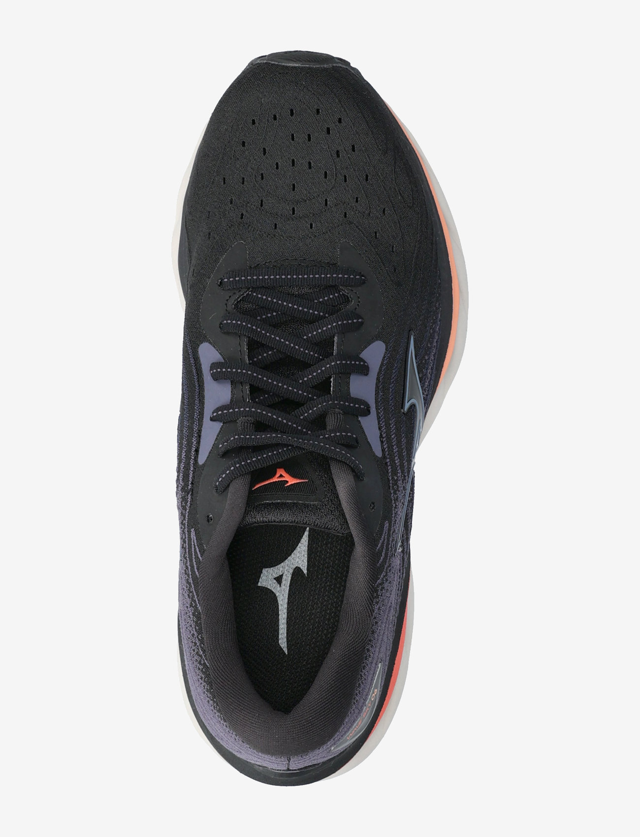 Mizuno - WAVE SKY 6(W) - blk/quicksilver/hotcoral - 3