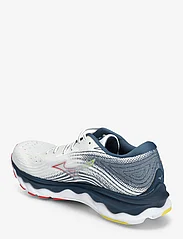 Mizuno - WAVE SKY 6(W) - running shoes - wht/hibiscus/buttercup - 2