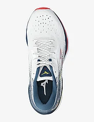Mizuno - WAVE SKY 6(W) - running shoes - wht/hibiscus/buttercup - 3
