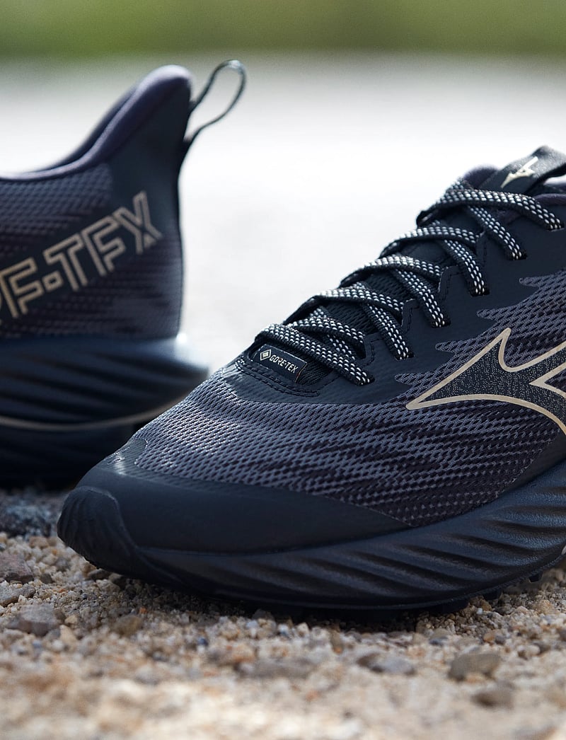 Mizuno - WAVE RIDER GTX 2(W) - løbesko - iron gate/ge gold/black - 0