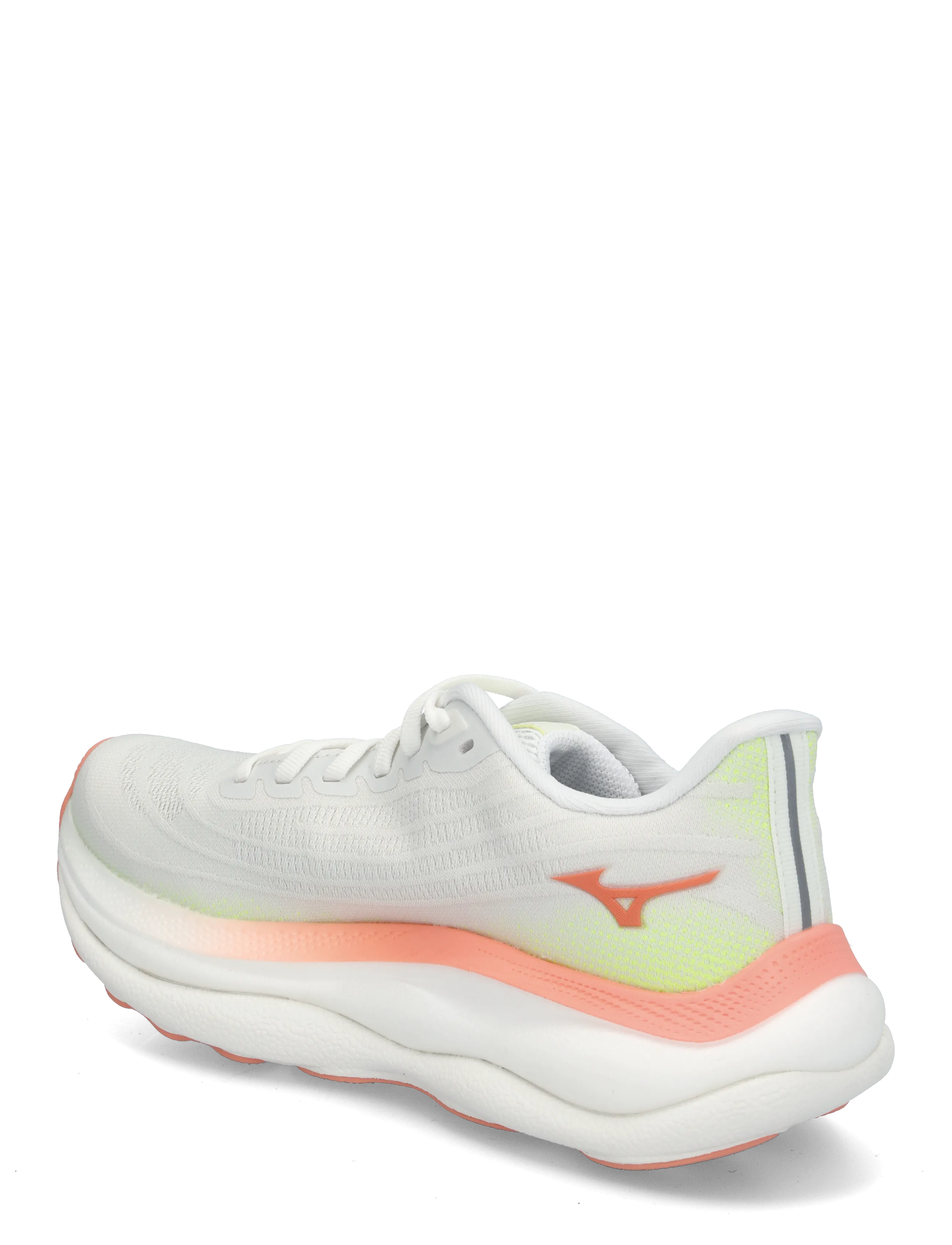 Mizuno - WAVE SKY 9(W) - løbesko - gf white/desert flower/lime pulp - 1