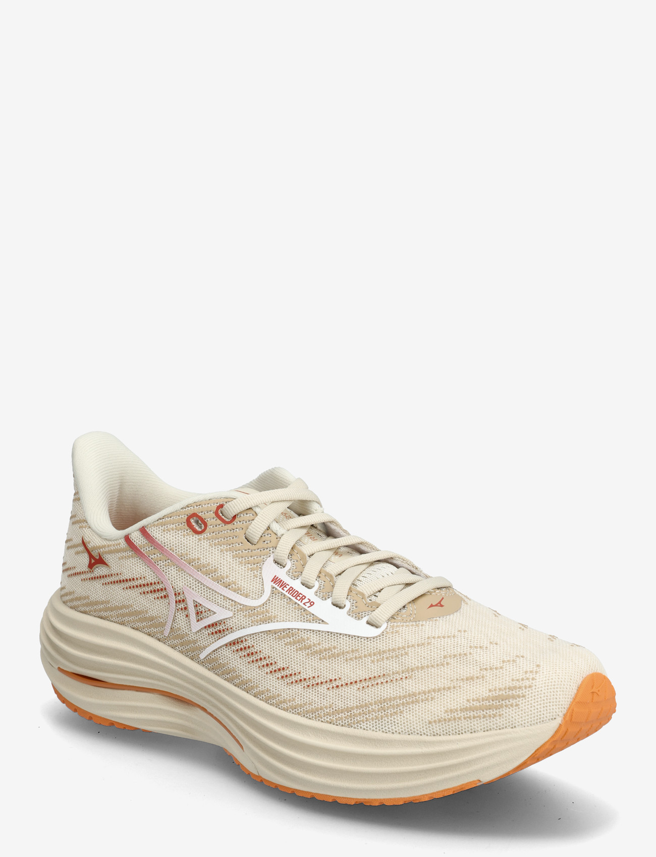 Mizuno - WAVE RIDER 29(W) - running shoes - summer sand/white/autumn sunset - 0