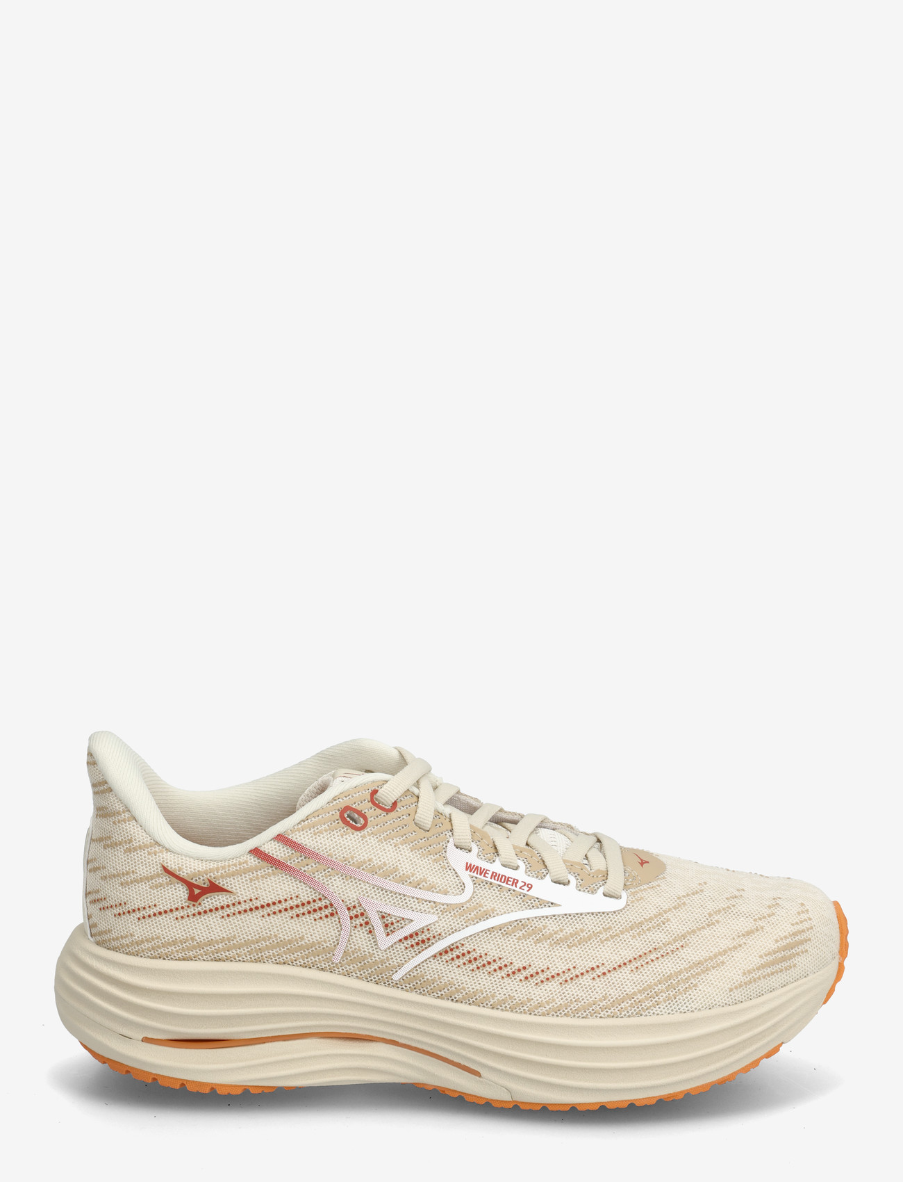 Mizuno - WAVE RIDER 29(W) - running shoes - summer sand/white/autumn sunset - 1