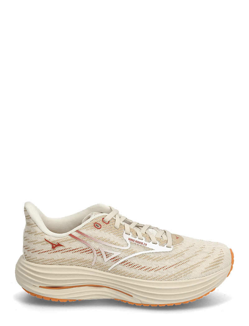Mizuno - WAVE RIDER 29(W) - laufschuhe - summer sand/white/autumn sunset - 1