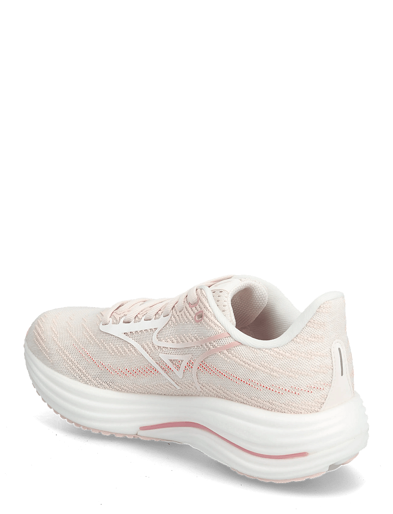 Mizuno - WAVE RIDER 29(W) - bėgimo bateliai - petal pink/white/pinkesque - 2