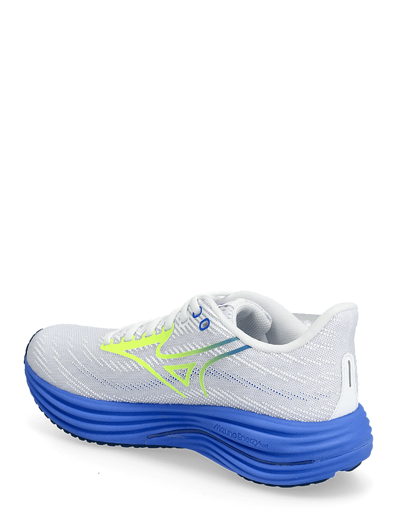 Mizuno - WAVE RIDER 29(W) - løbesko - white/lightning yellow/ultramarine - 3