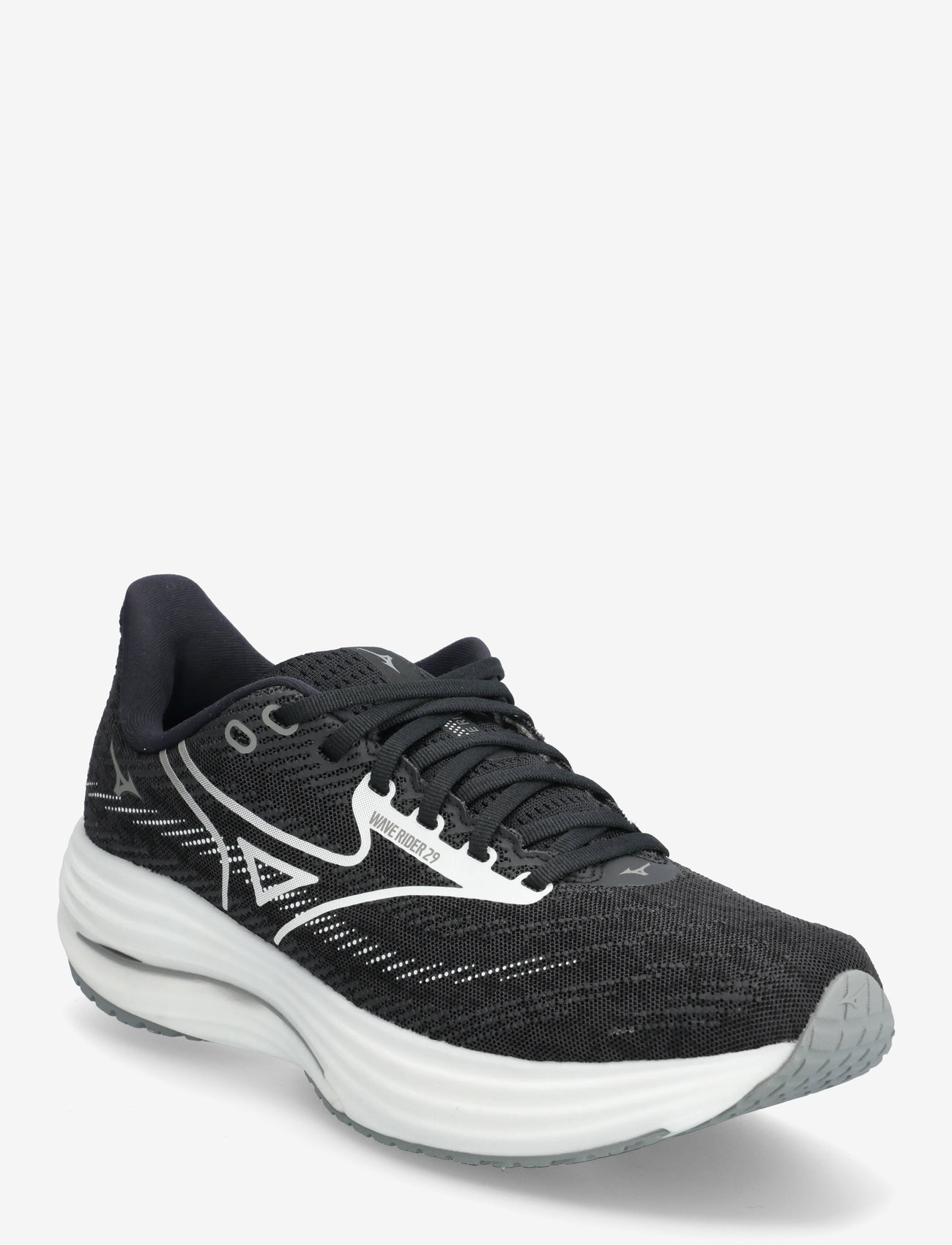 Mizuno - WAVE RIDER 29(W) - running shoes - black sand/white/black - 0