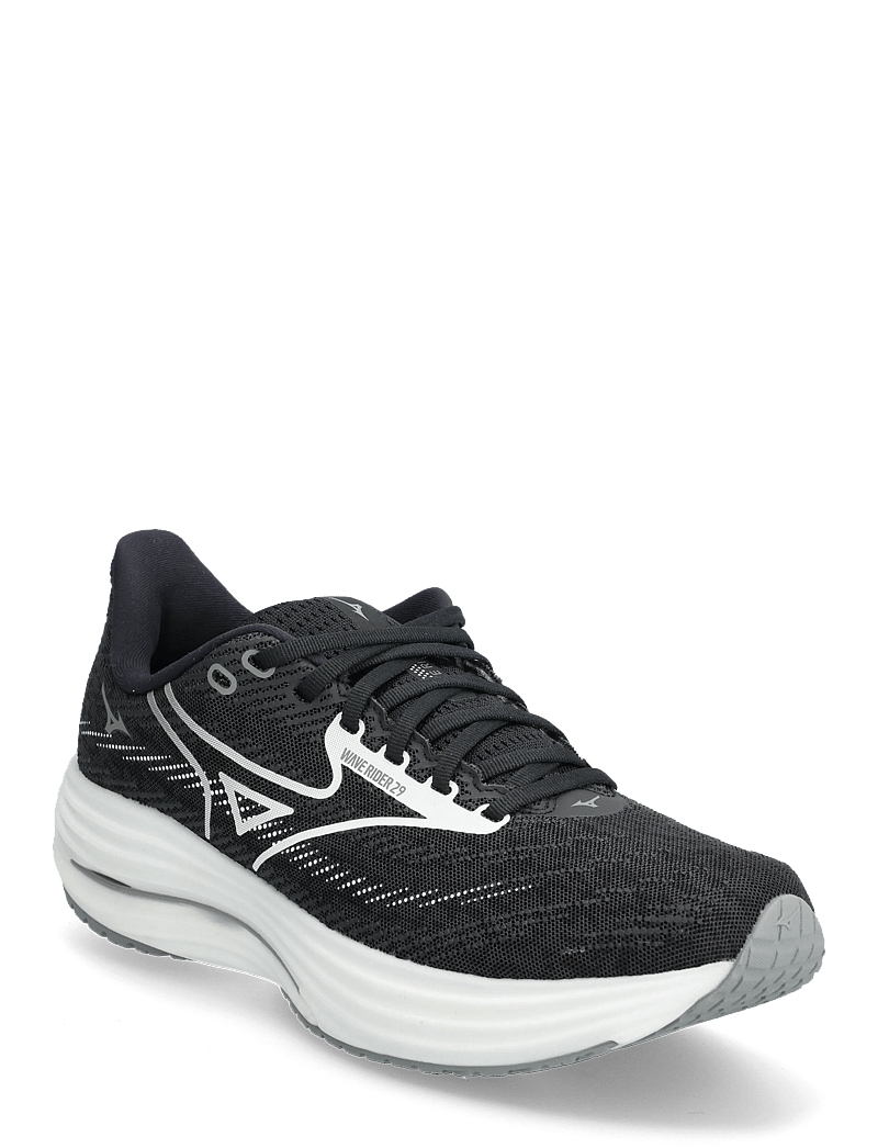 Mizuno - WAVE RIDER 29(W) - löparskor - black sand/white/black - 0