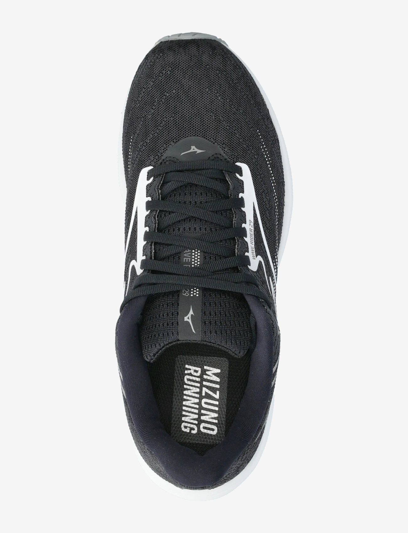 Mizuno - WAVE RIDER 29(W) - running shoes - black sand/white/black - 3