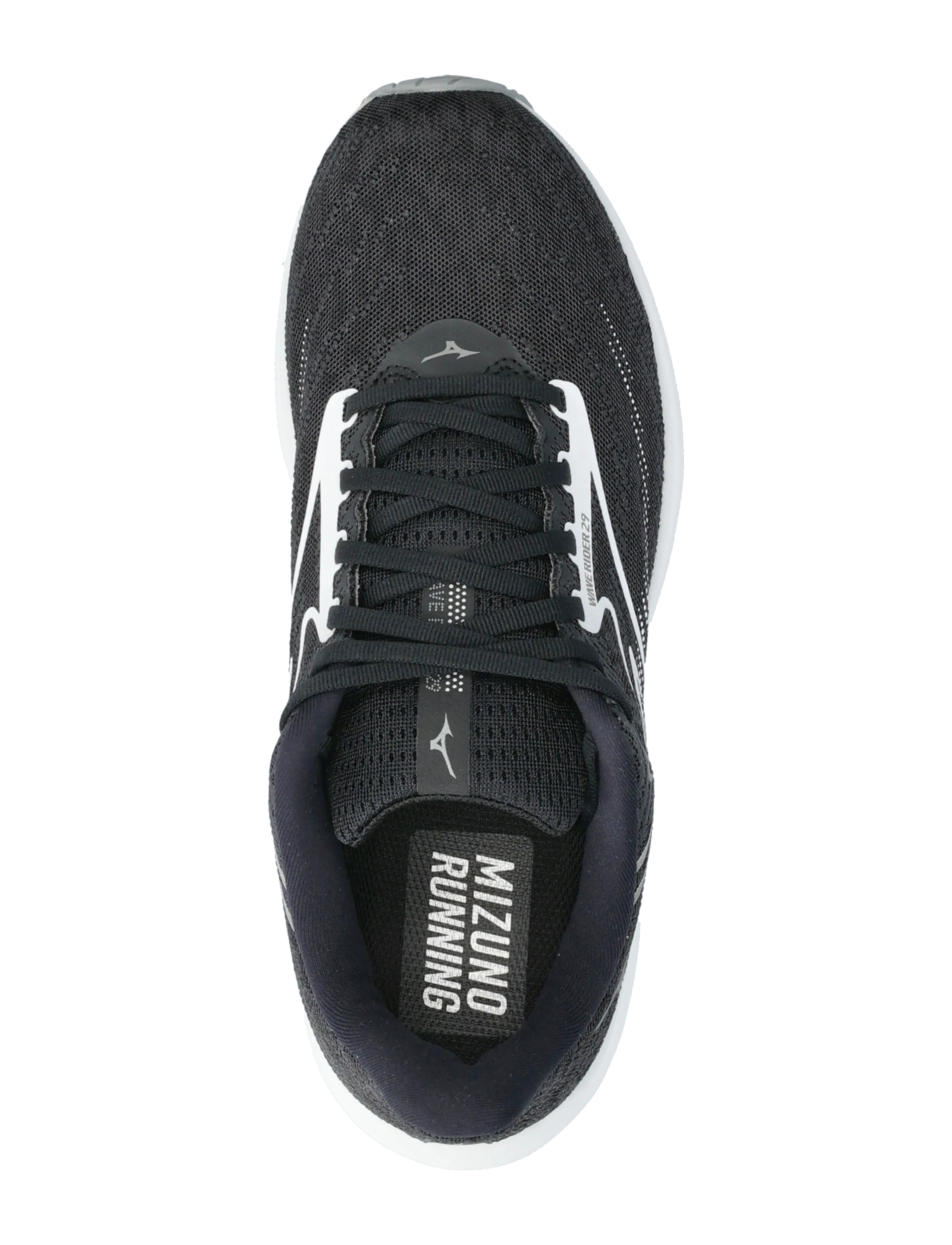 Mizuno - WAVE RIDER 29(W) - löparskor - black sand/white/black - 3