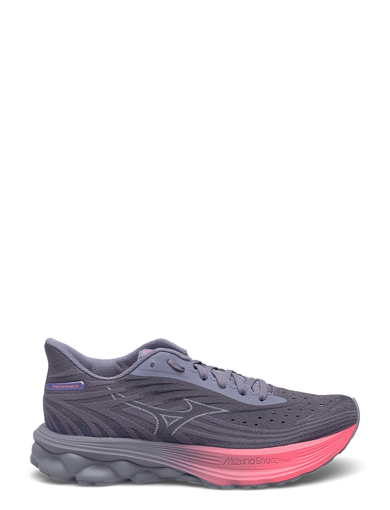 Mizuno - WAVE SKYRISE 6(W) - løbesko - blue granite/icelandic blue/striking coral - 1