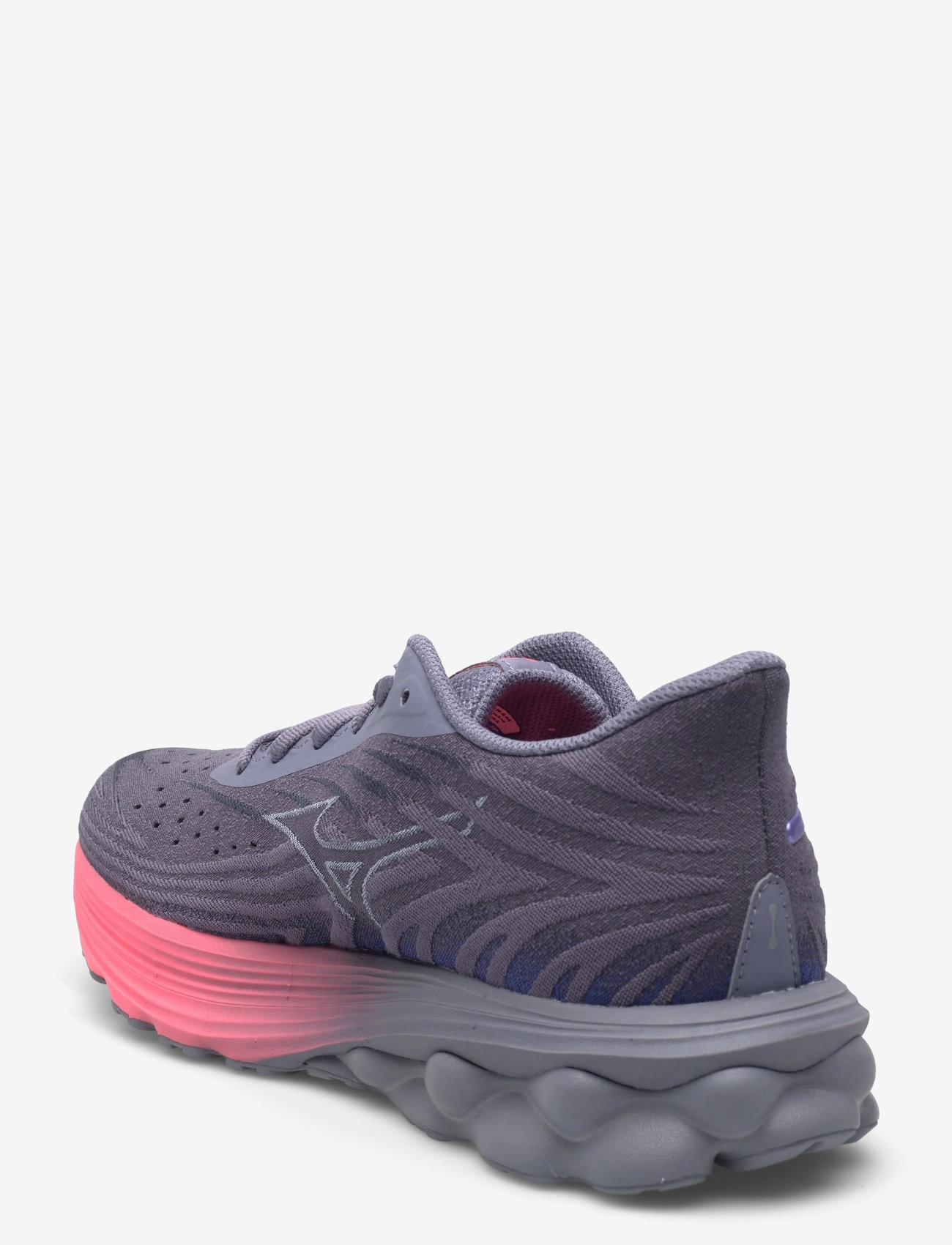 Mizuno - WAVE SKYRISE 6(W) - løbesko - blue granite/icelandic blue/striking coral - 2