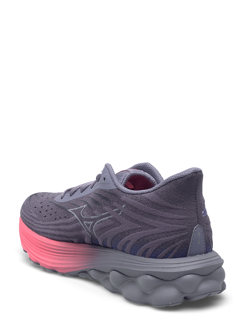 Mizuno - WAVE SKYRISE 6(W) - løbesko - blue granite/icelandic blue/striking coral - 2