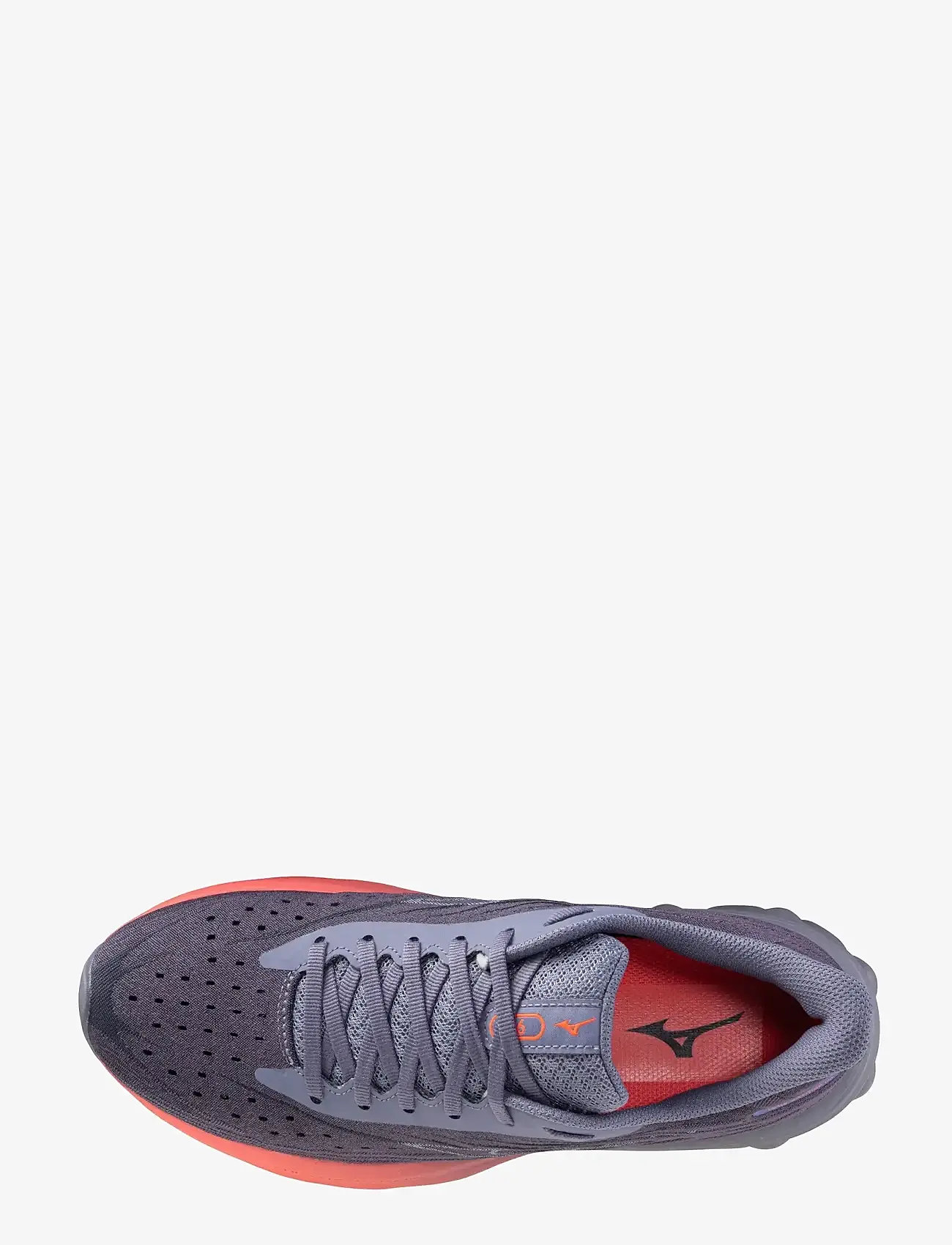 Mizuno - WAVE SKYRISE 6(W) - løbesko - blue granite/icelandic blue/striking coral - 5