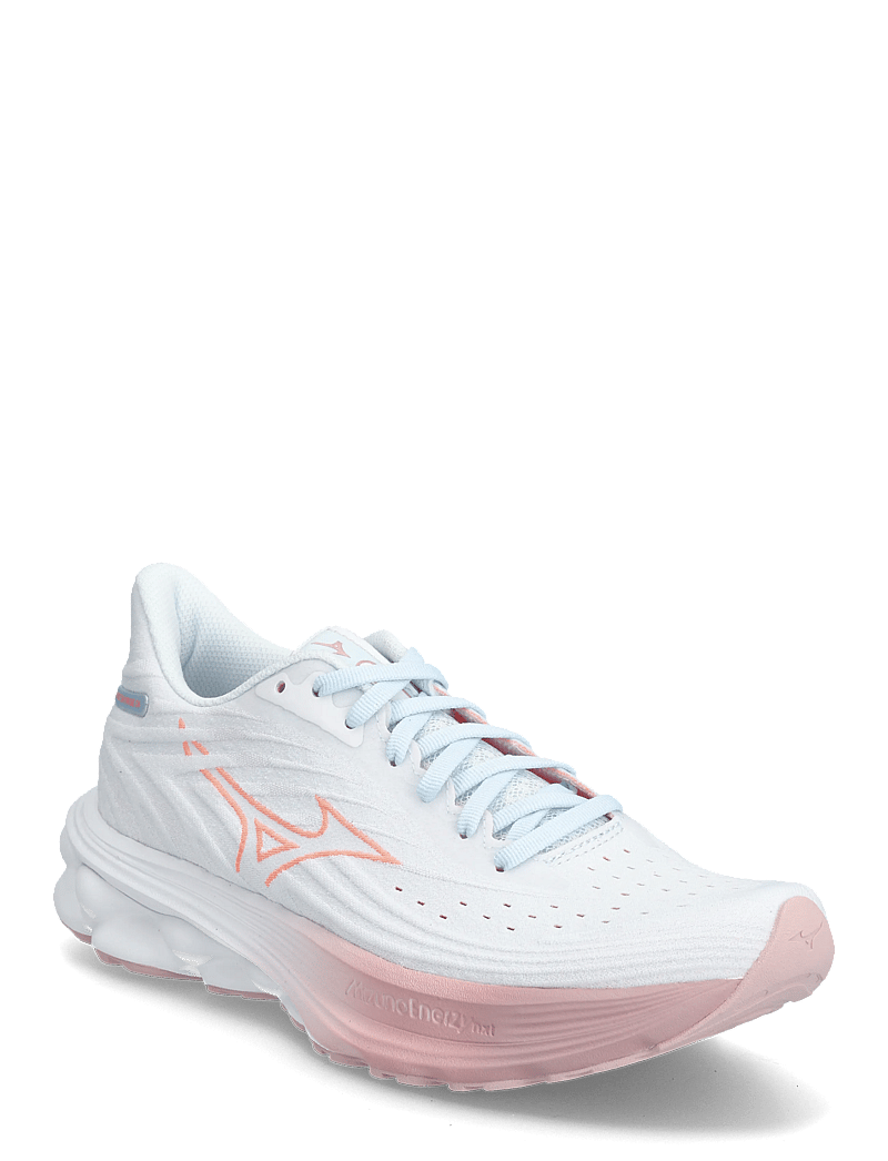 Mizuno - WAVE SKYRISE 6(W) - løbesko - nantucket breeze/striking coral/bleached mauve - 0
