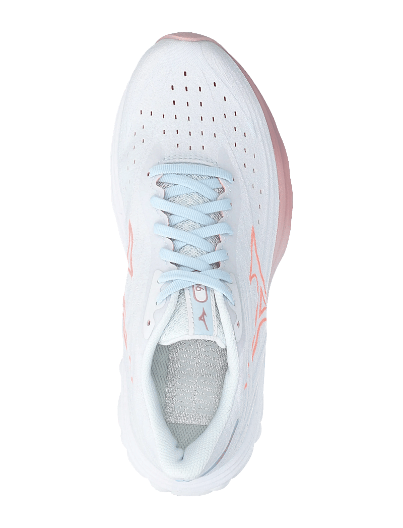 Mizuno - WAVE SKYRISE 6(W) - løbesko - nantucket breeze/striking coral/bleached mauve - 3