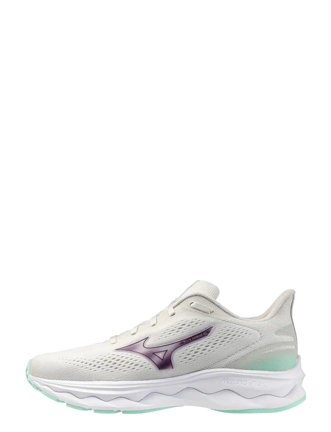 Mizuno WAVE SERENE 2(W) - Mizuno - SNOW WHITE/DARK PURPLE/ICE GREEN / cream