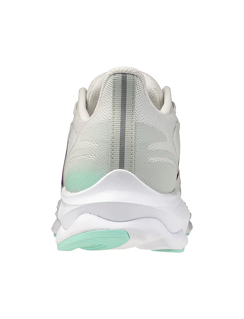 Mizuno - WAVE SERENE 2(W) - løbesko - snow white/dark purple/ice green - 2