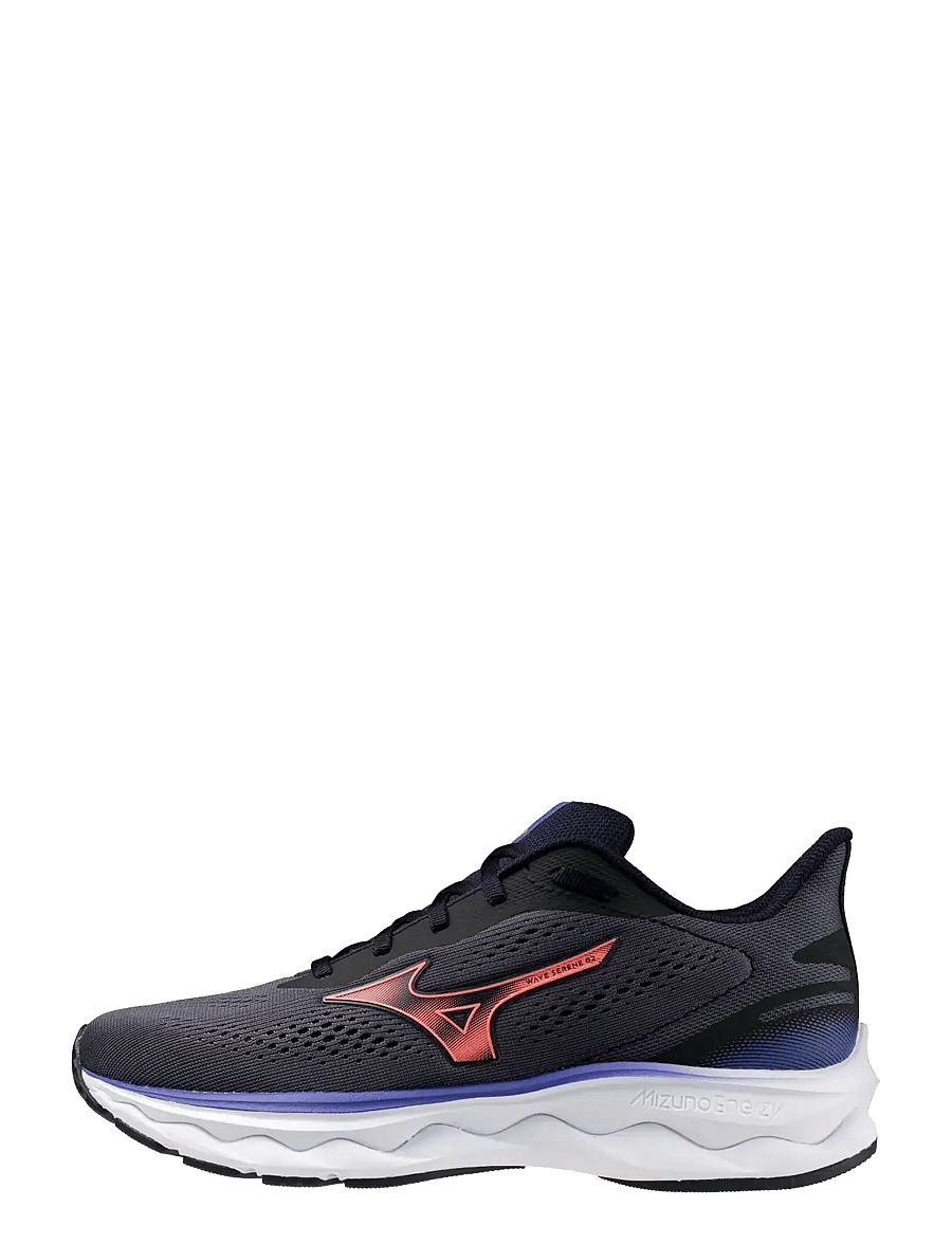 Mizuno - WAVE SERENE 2(W) - löparskor - baritone blue/striking coral/iris bloom - 0