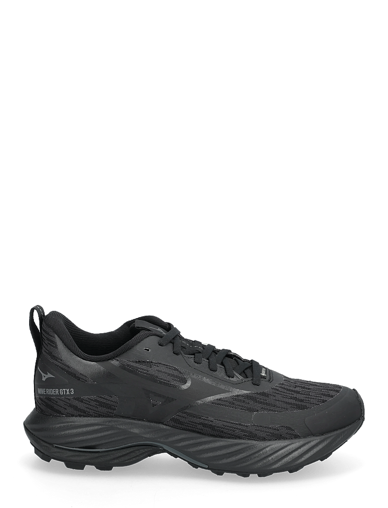 Mizuno - WAVE RIDER GTX 3(W) - laufschuhe - black sand/black/iron gate - 1