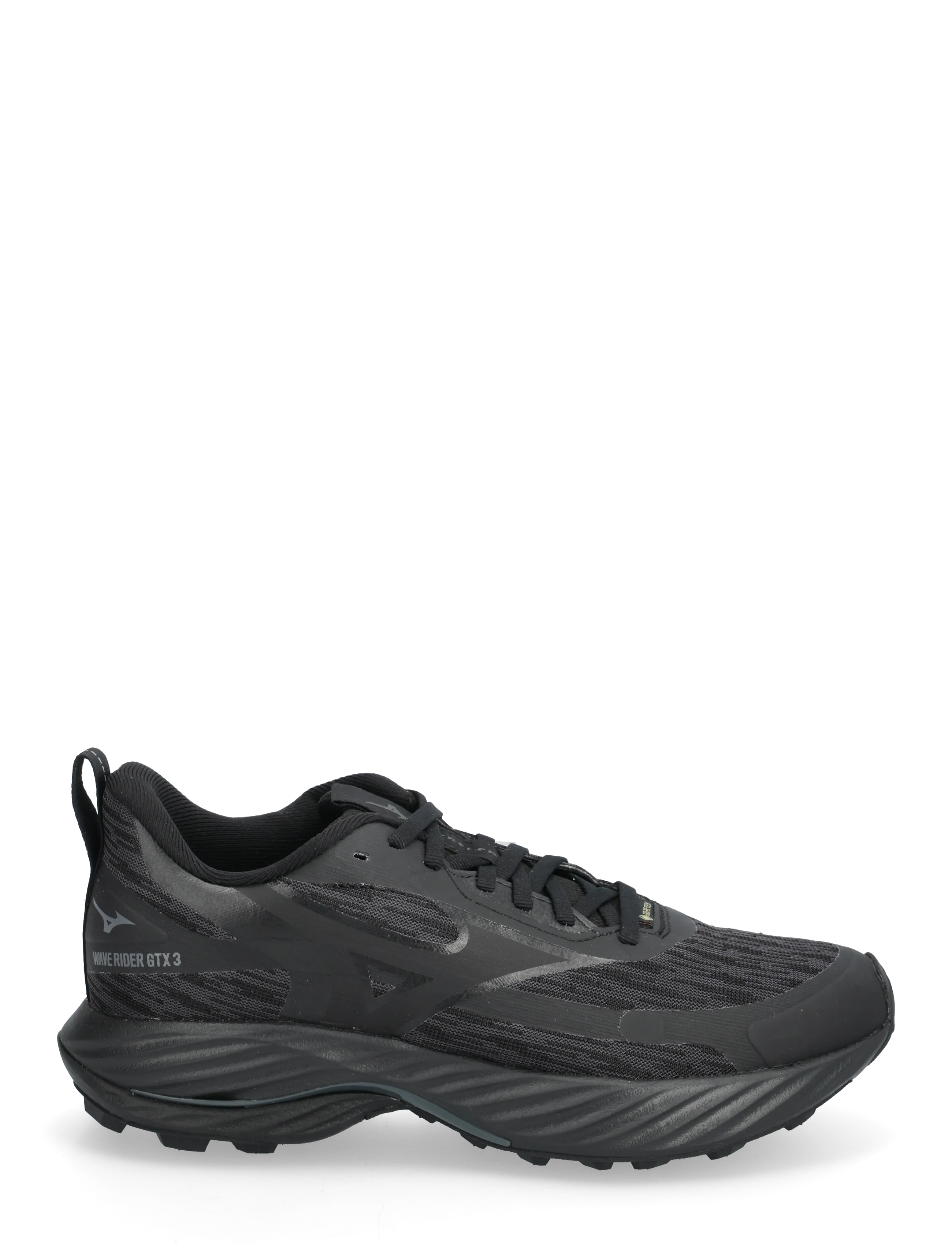 Mizuno - WAVE RIDER GTX 3(W) - laufschuhe - black sand/black/iron gate - 1
